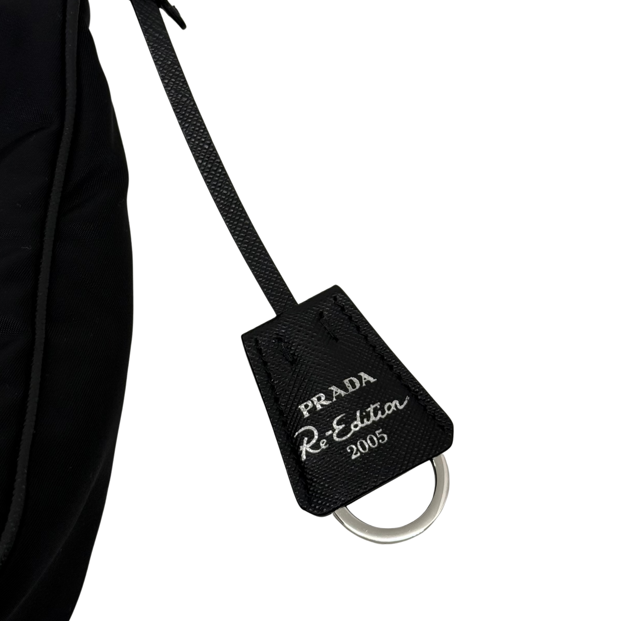 Prada black Re-Edition 2005 Shoulder Bag in Re-Nylon (pre-owned)