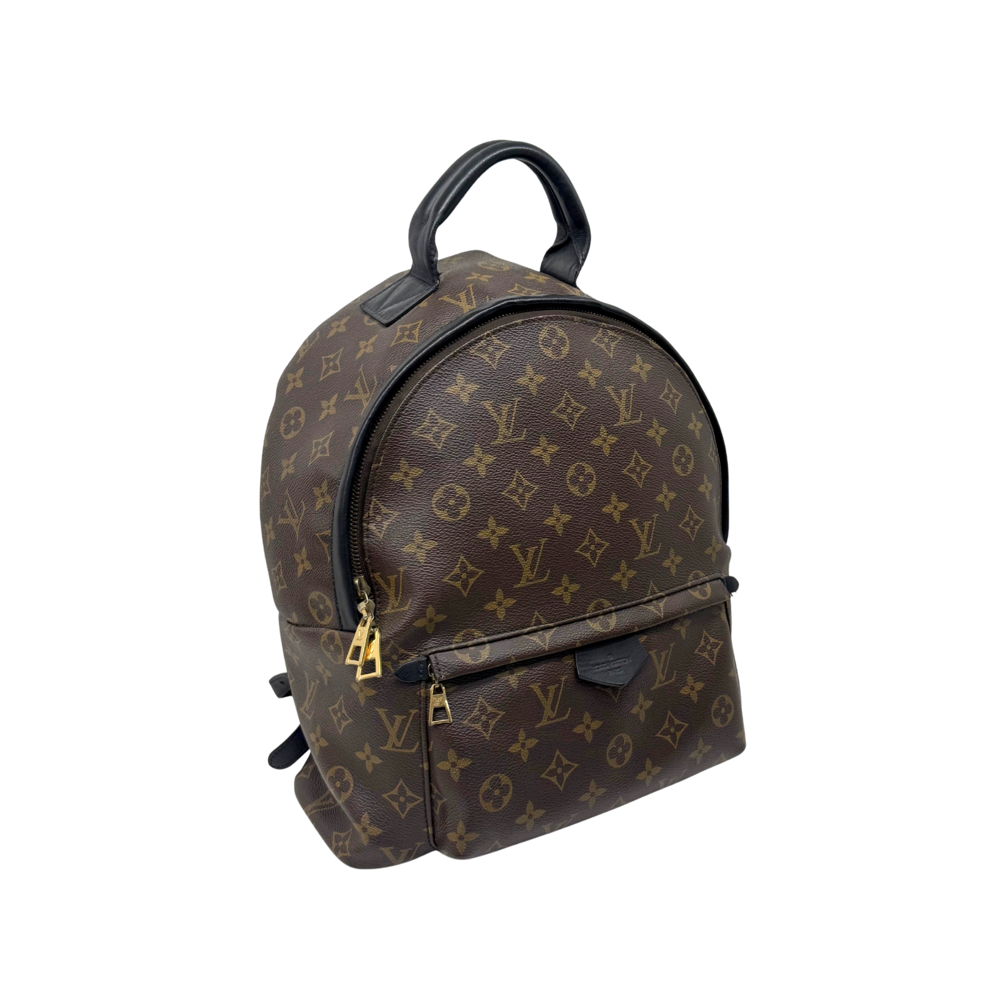 Louis Vuitton Palm Springs MM Monogram Canvas Brown Backpack Bag (pre-owned)