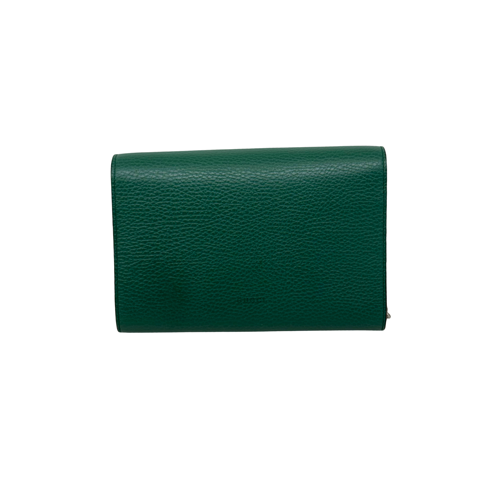 Gucci Calfskin Dionysus Wallet on Chain crossbody Green (brand new)