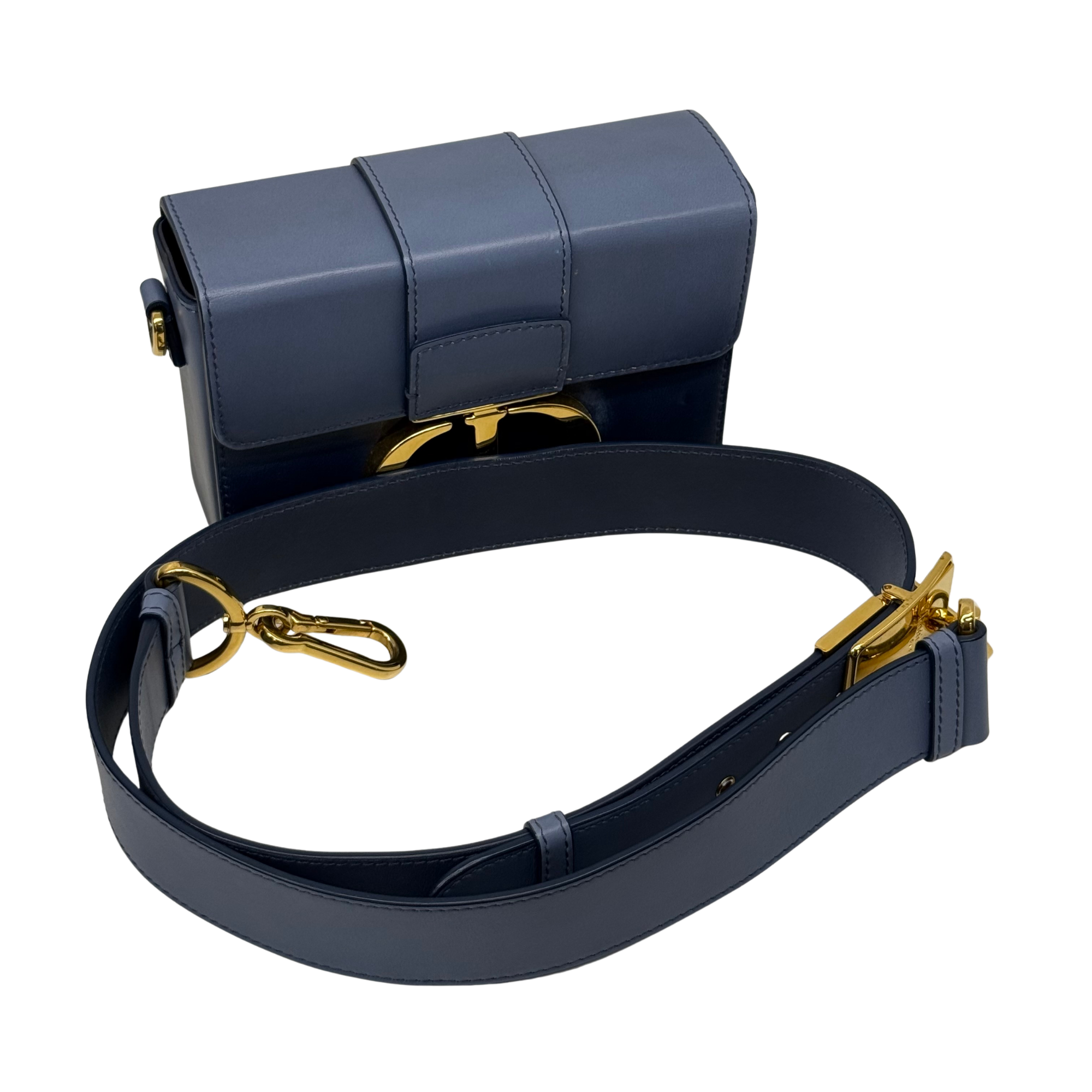 Dior Blue 30 Montaigne box mini bag