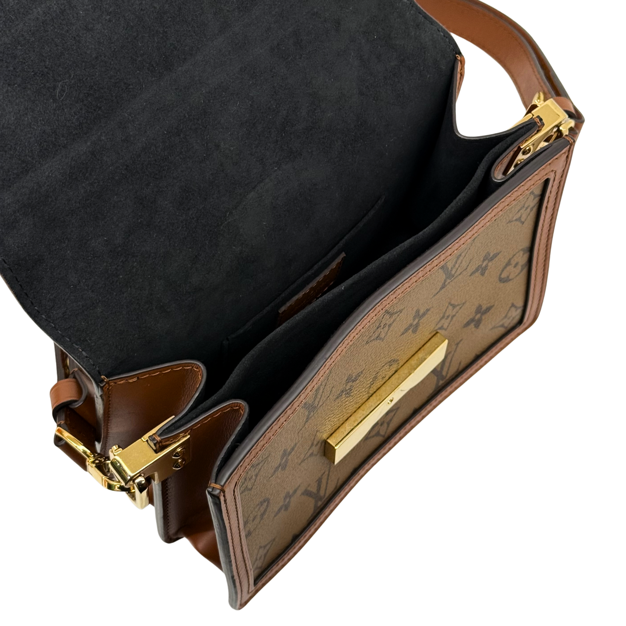 Louis Vuitton Dauphine Shoulder Bag Reverse Monogram Canvas Mini crossbody bag (pre-owned)