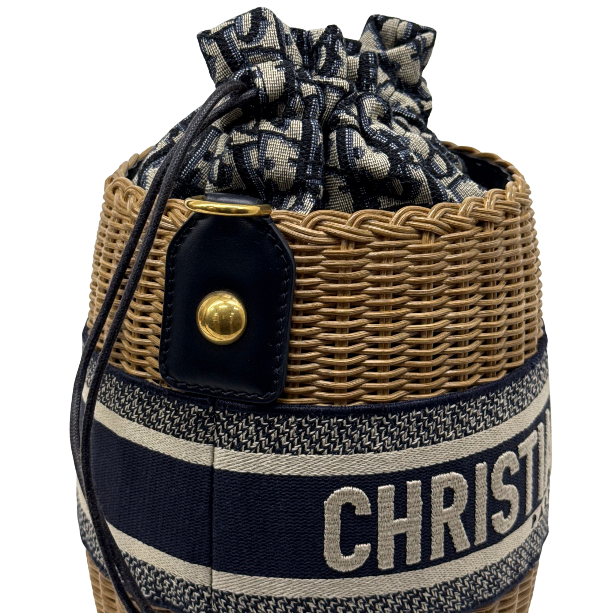 Christian Dior Oblique Wicker bucket bag (Brand new)