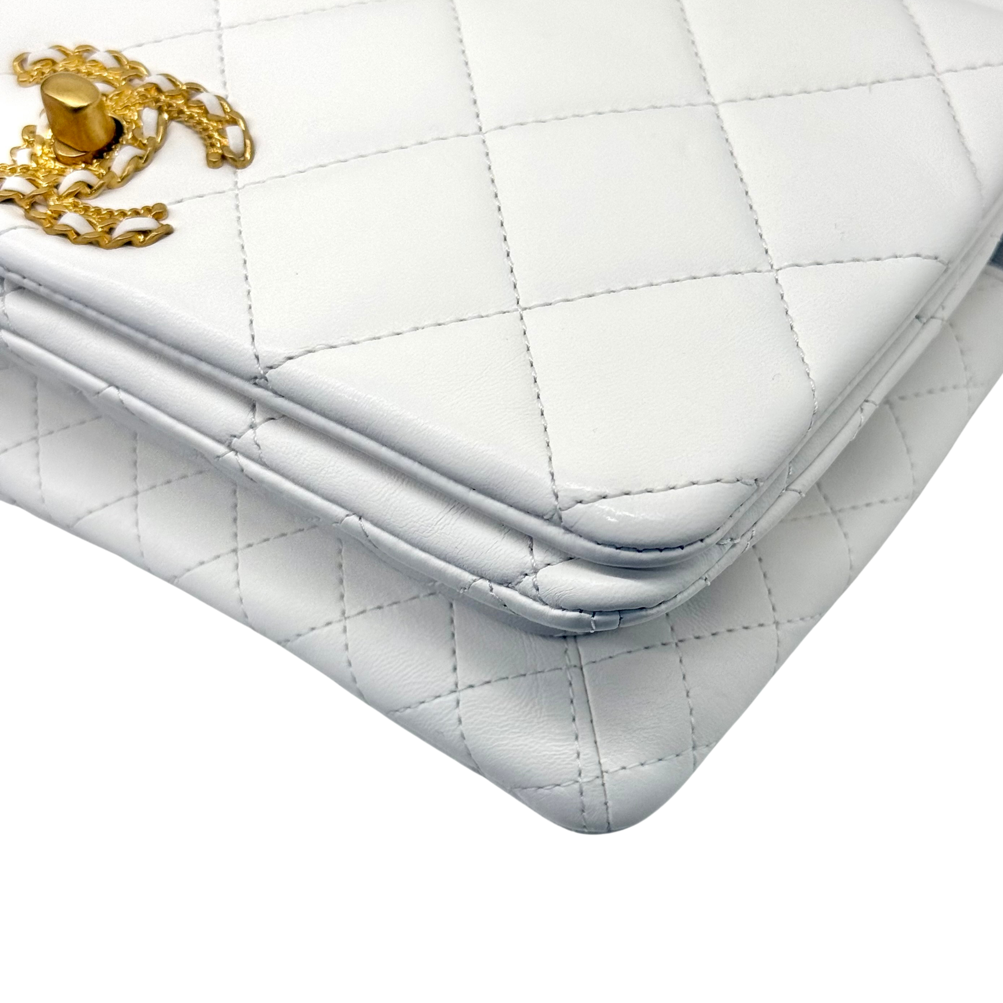 Chanel white bag