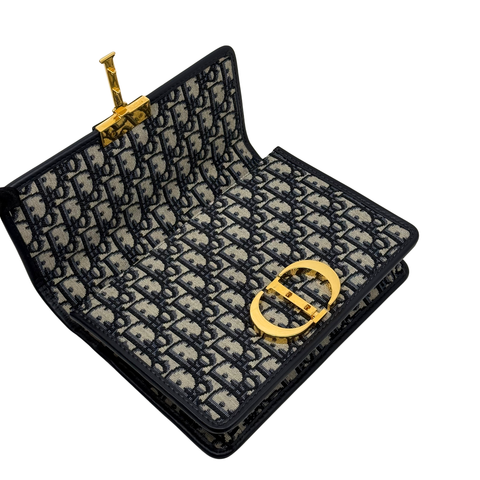 Dior 30 Montaigne Oblique leather handbag (pre-owned)
