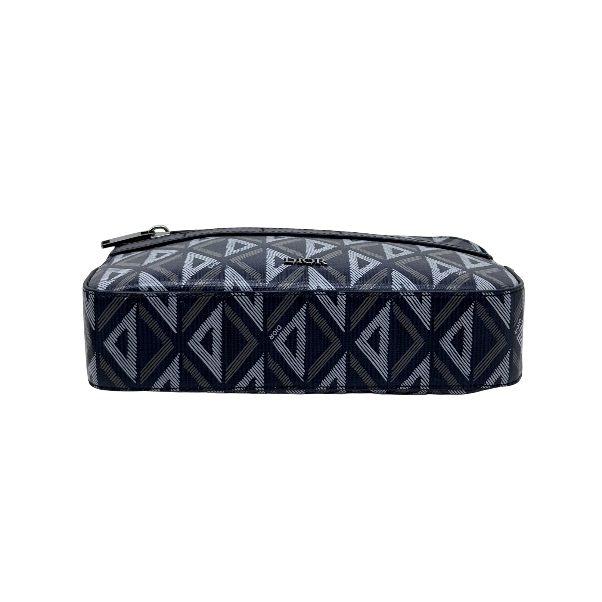 Dior Coated Canvas CD Diamond Safari Messenger Blue (brand new)