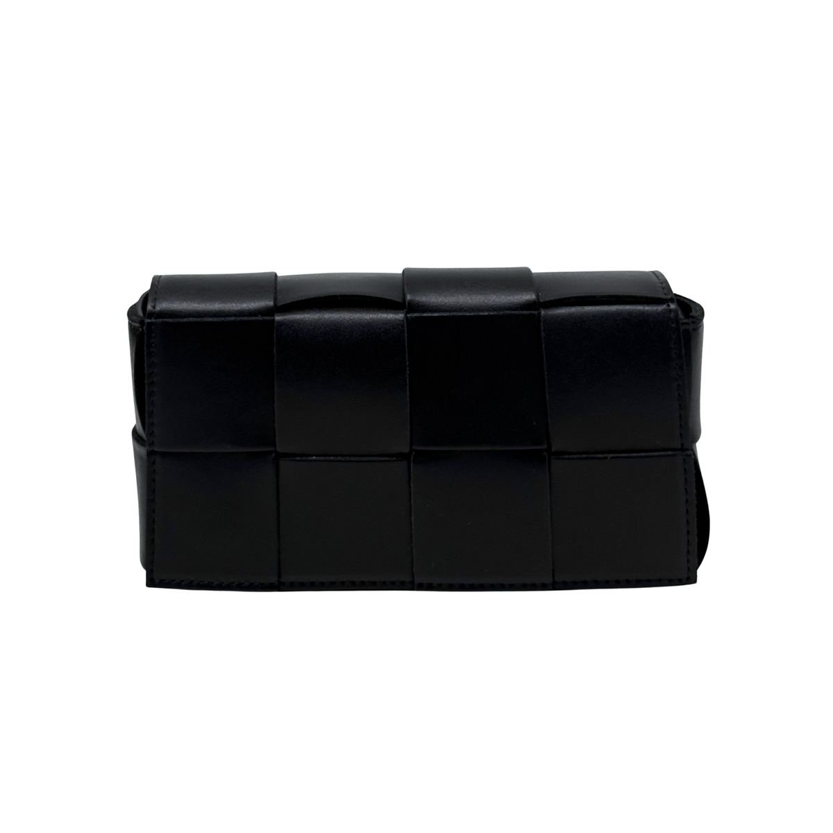Bottega Veneta Black Cassette Small Convertible Belt Bag (brand new)