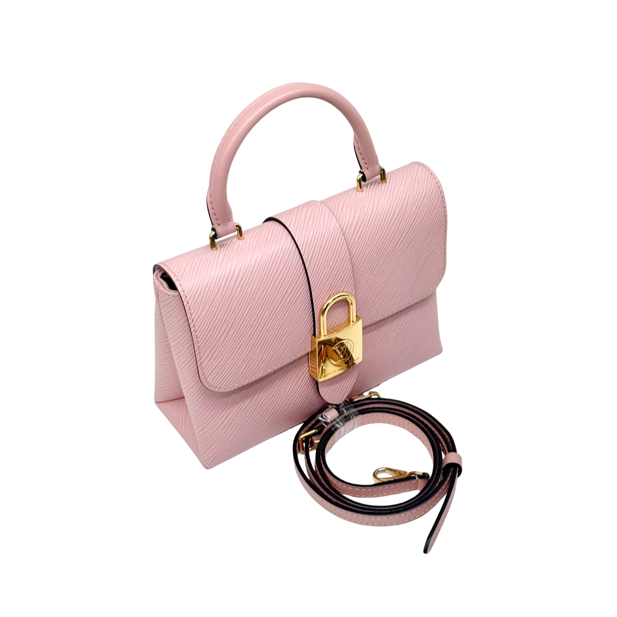 Louis Vuitton Epi Locky BB Rose Ballerine (pre-owned)
