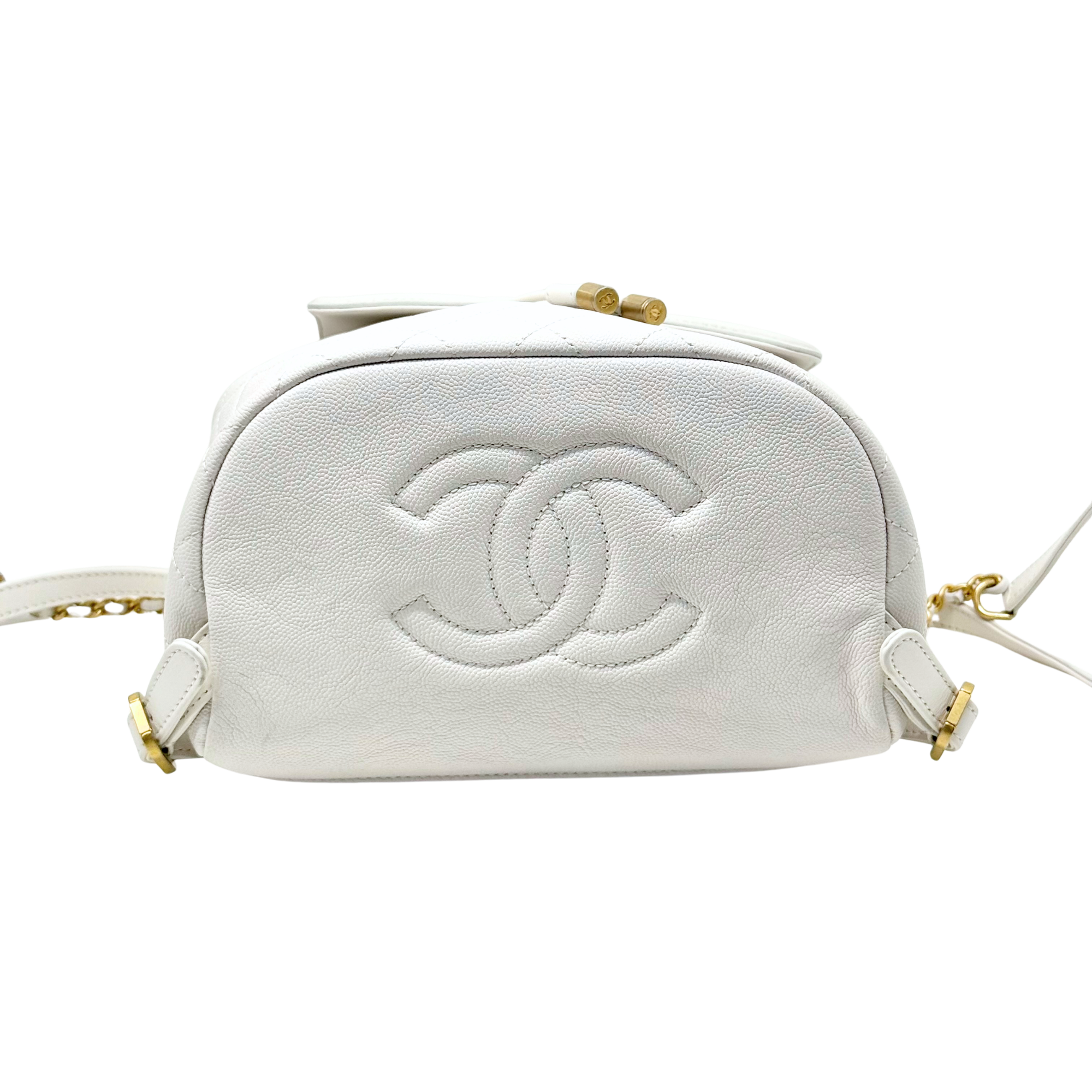 Chanel White backpack