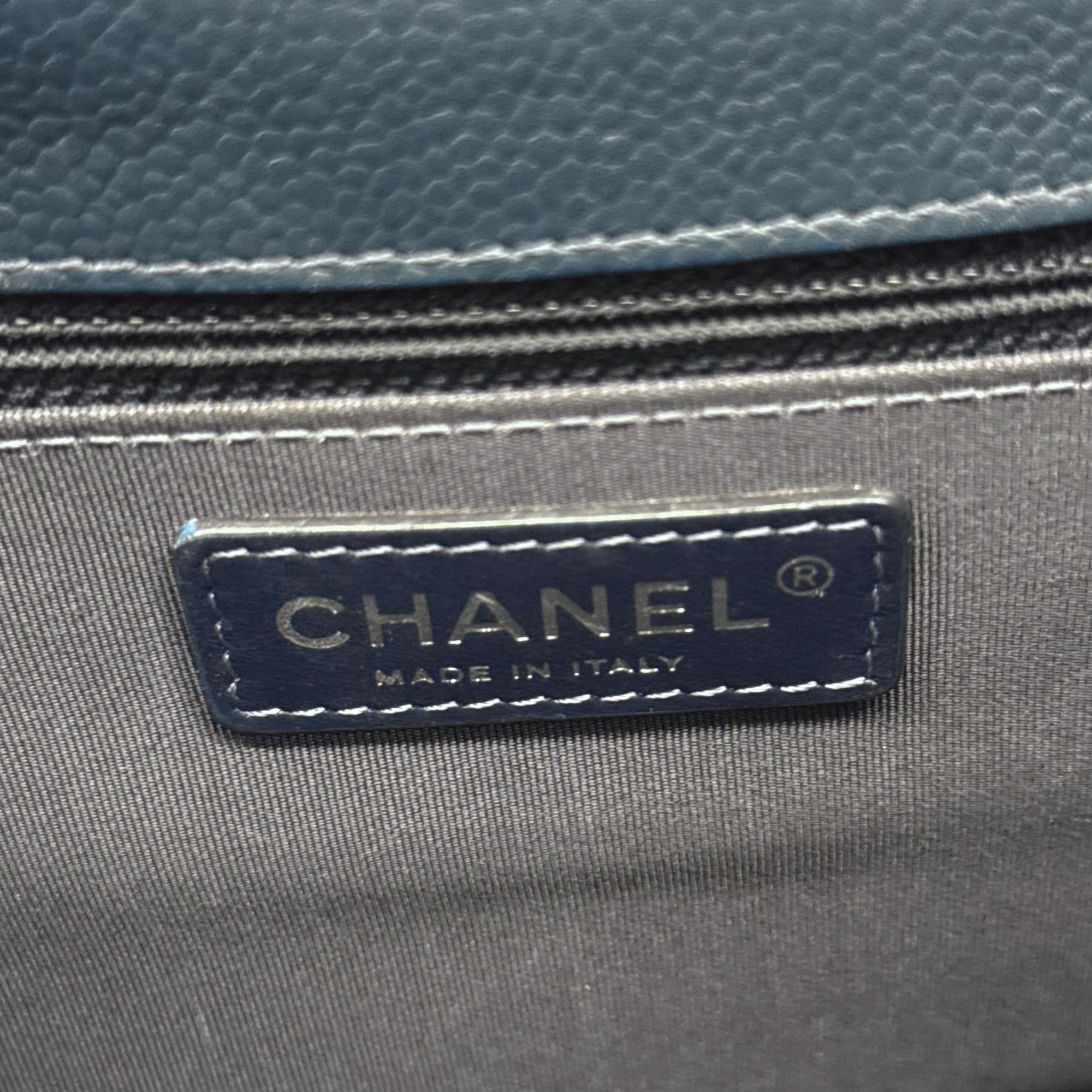 Chanel 2017 Chanel Navy Blue Quilted Leather Urban Companion Flap Bag (pre-owned)