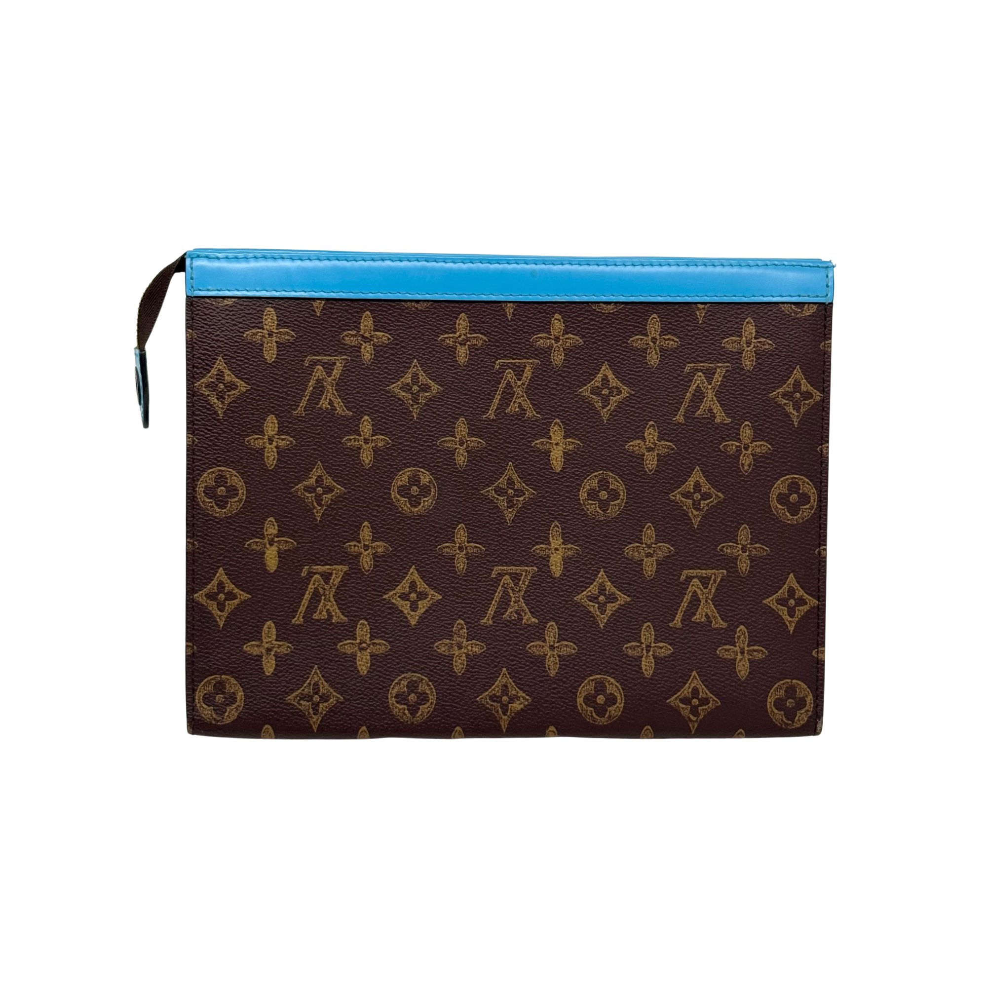 Louis Vuitton Pochette Voyage No.7 Trunk L'Oeil Vintage Monogram Canvas MM clutch bag (pre-owned)