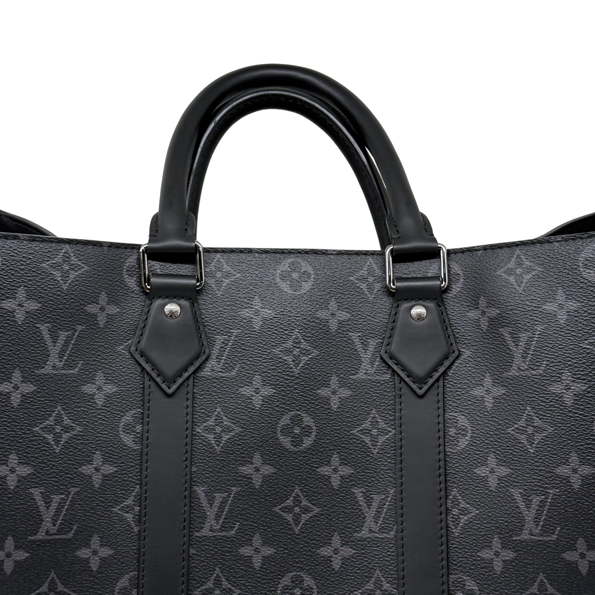 Louis Vuitton Monogram Eclipse Sac Plat 24H Black (pre-owned)
