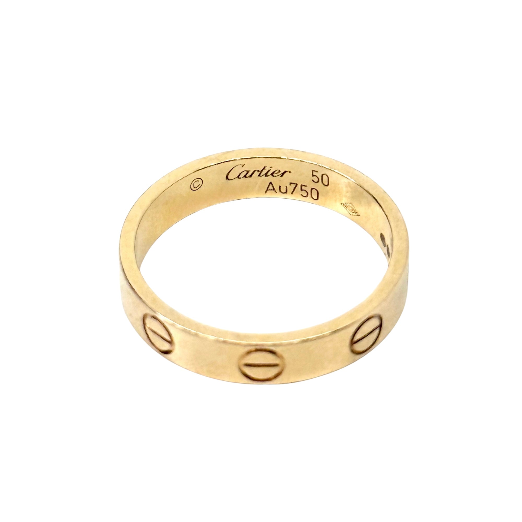 Cartier Love Ring Small Model 18k Gold (pre-owned)
