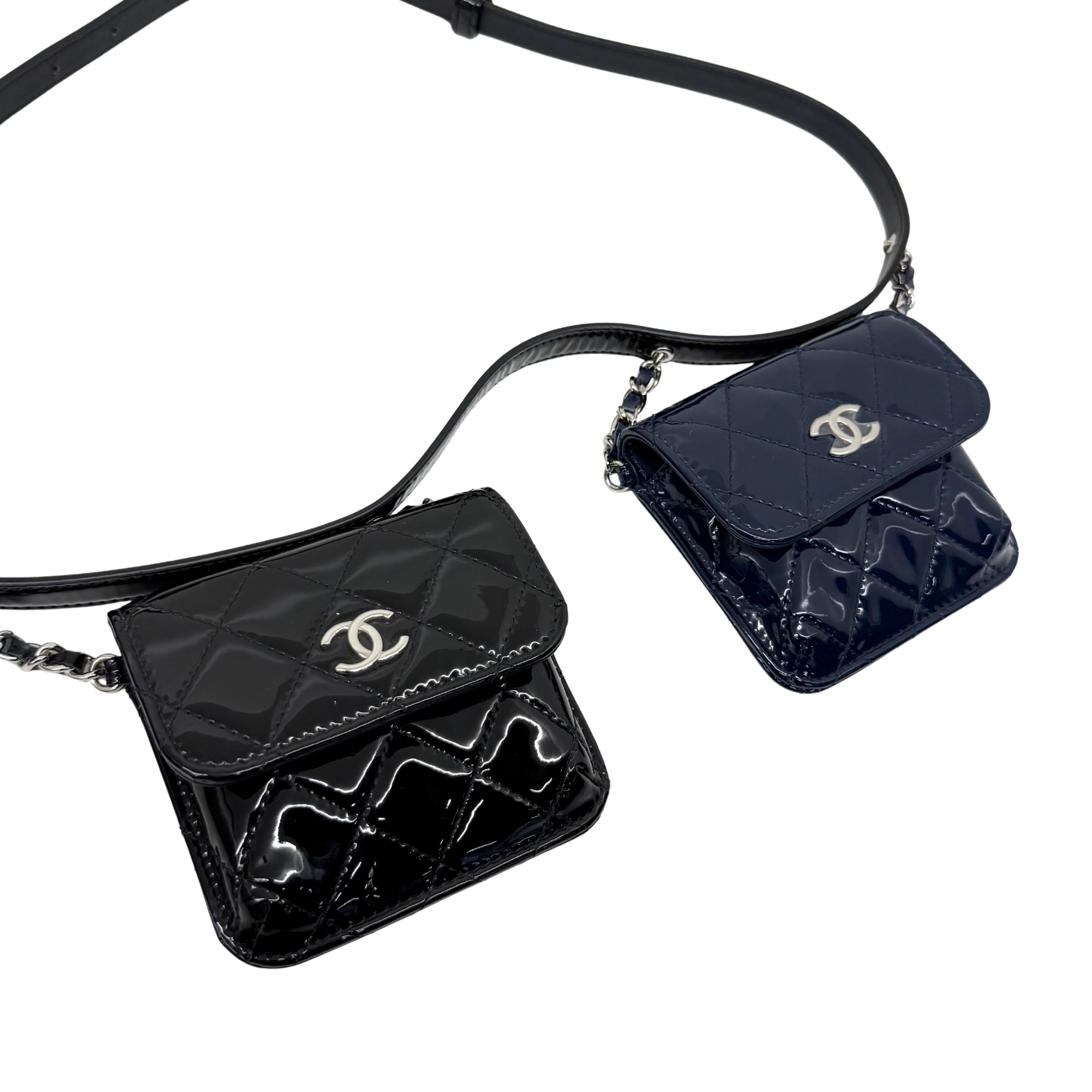 Chanel two small belt bag