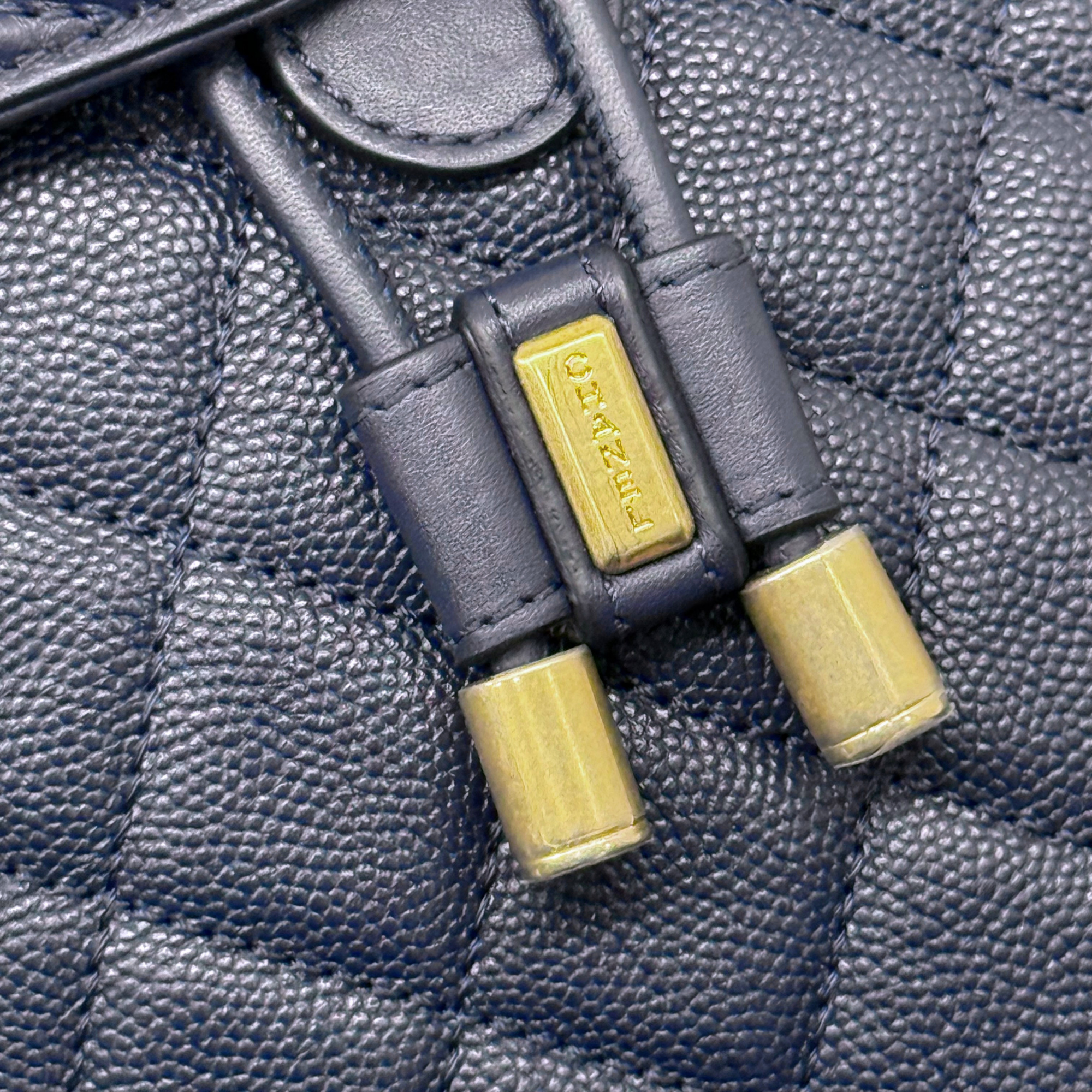 Chanel backpack dark blue