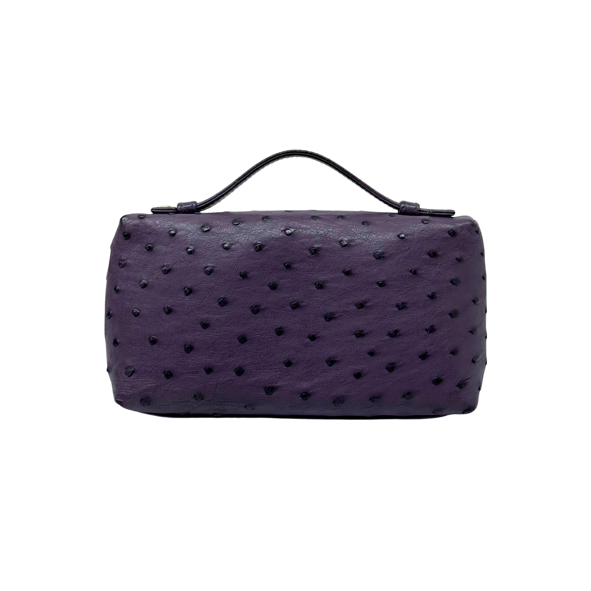 Loro Piana Violet Ostrich L19 Pouch (pre-owned)