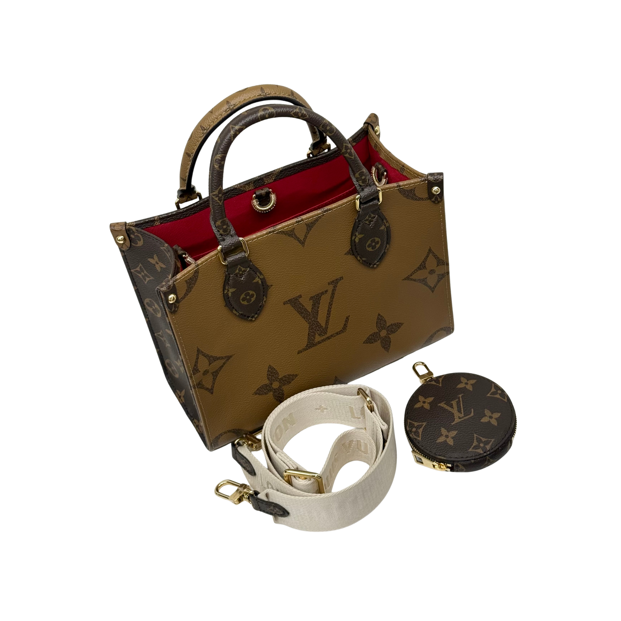 Louis Vuitton OnTheGo Tote Reverse Monogram Giant PM shoulder bag (pre-owned)