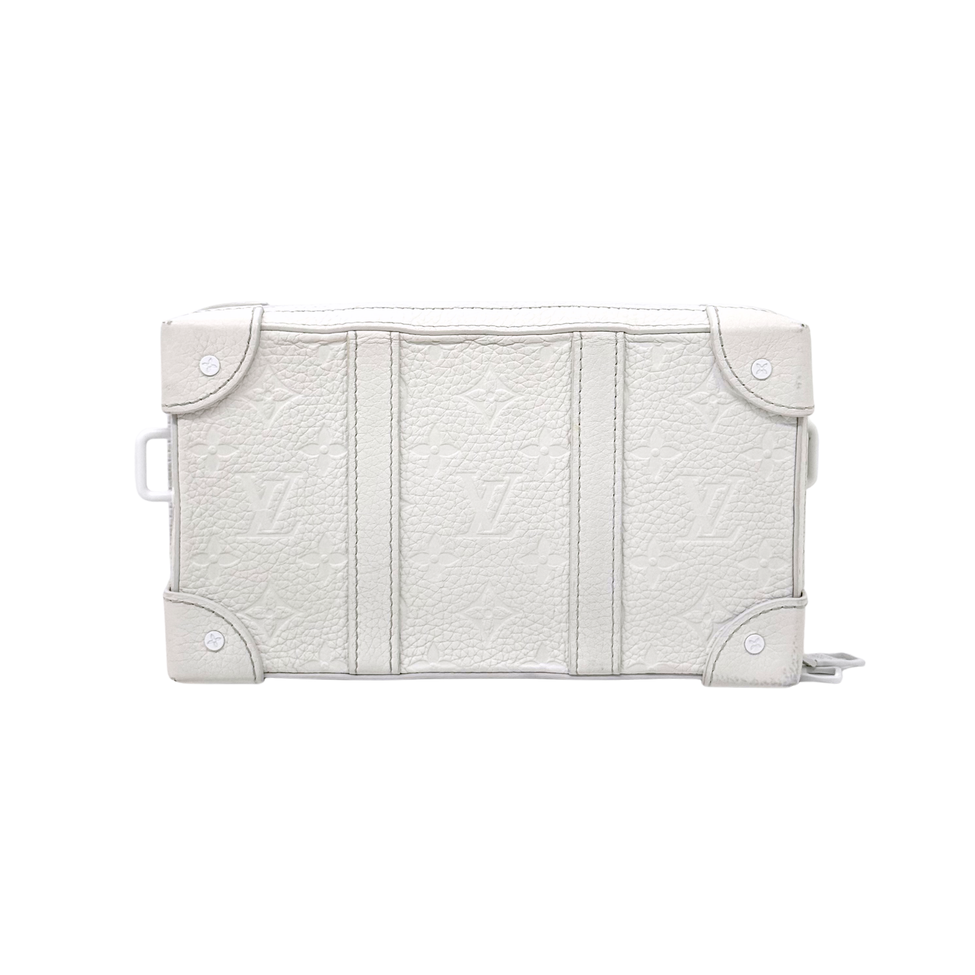 Louis Vuitton Soft Trunk LV Friends White Monogram Taurillon Leather Wallet (pre-owned)