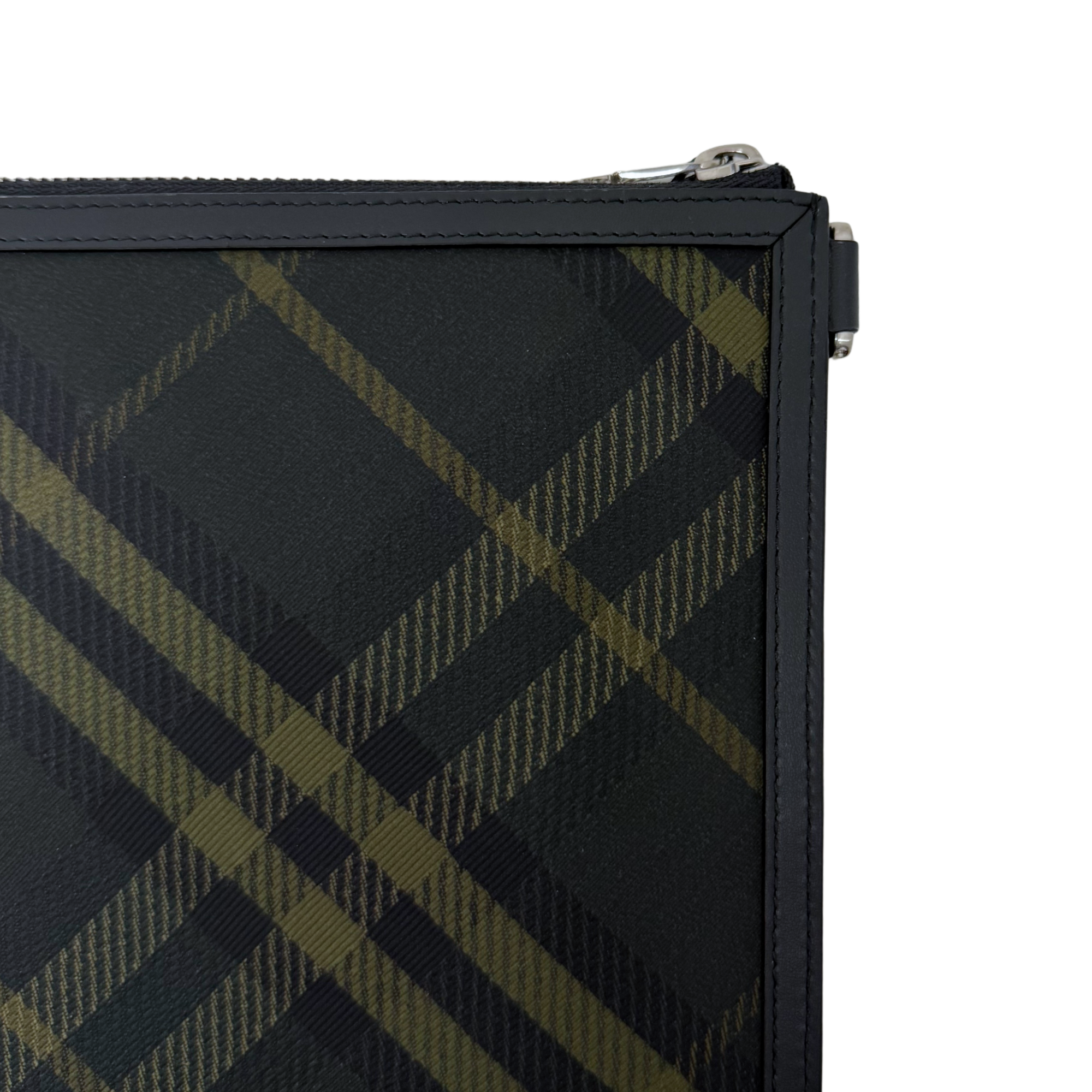 Burberry Multicolor Check Wrislet Pouch (brand new)