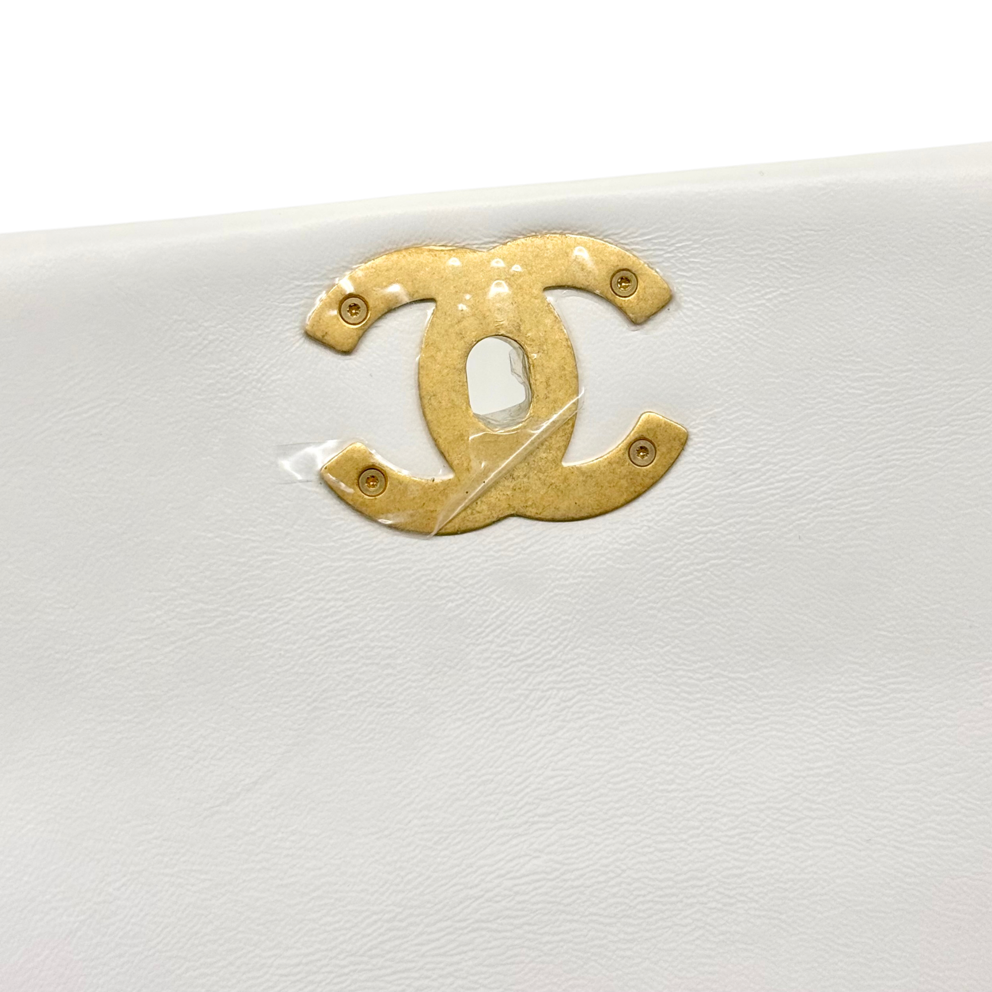 Chanel white bag