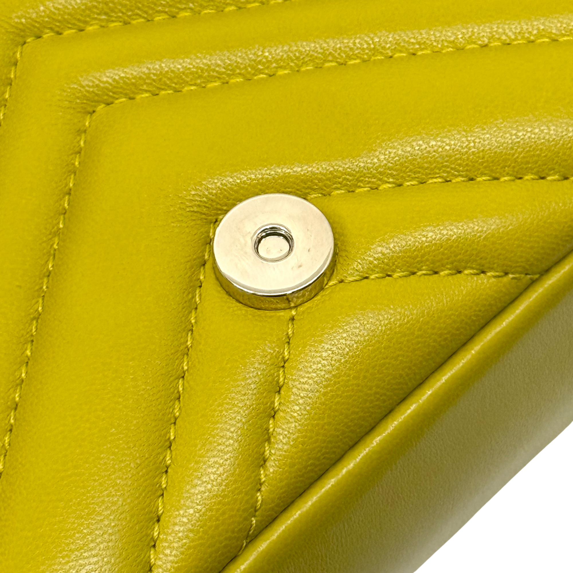 Gucci GG Marmont matelassé leather yellow mini bag (brand new)