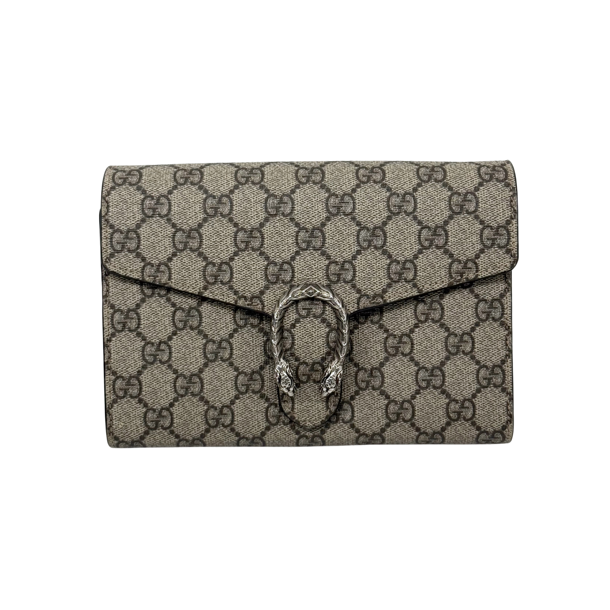Gucci Beige PVC Dionysus Mini Chain Bag (pre-owned)