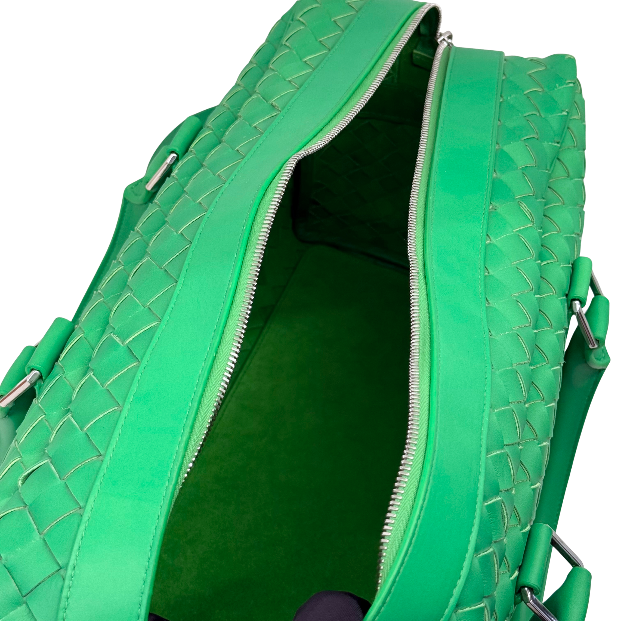 Bottega Veneta Intrecciato Duffle Bag Parakeet green
 (brand new)