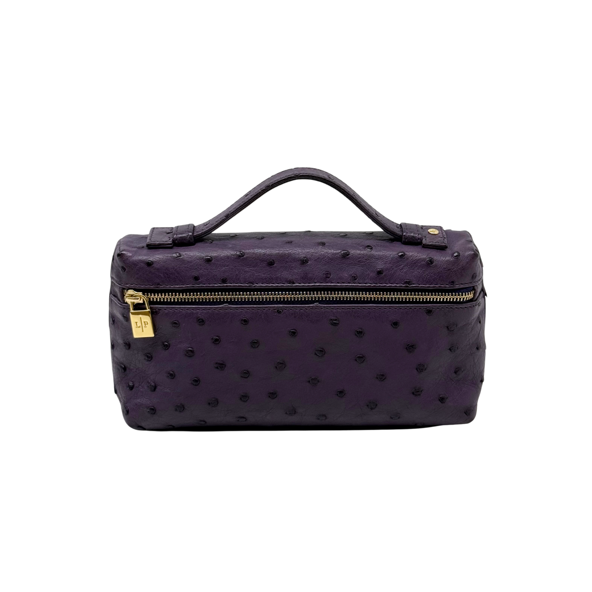 Loro Piana Violet Ostrich L19 Pouch (pre-owned)
