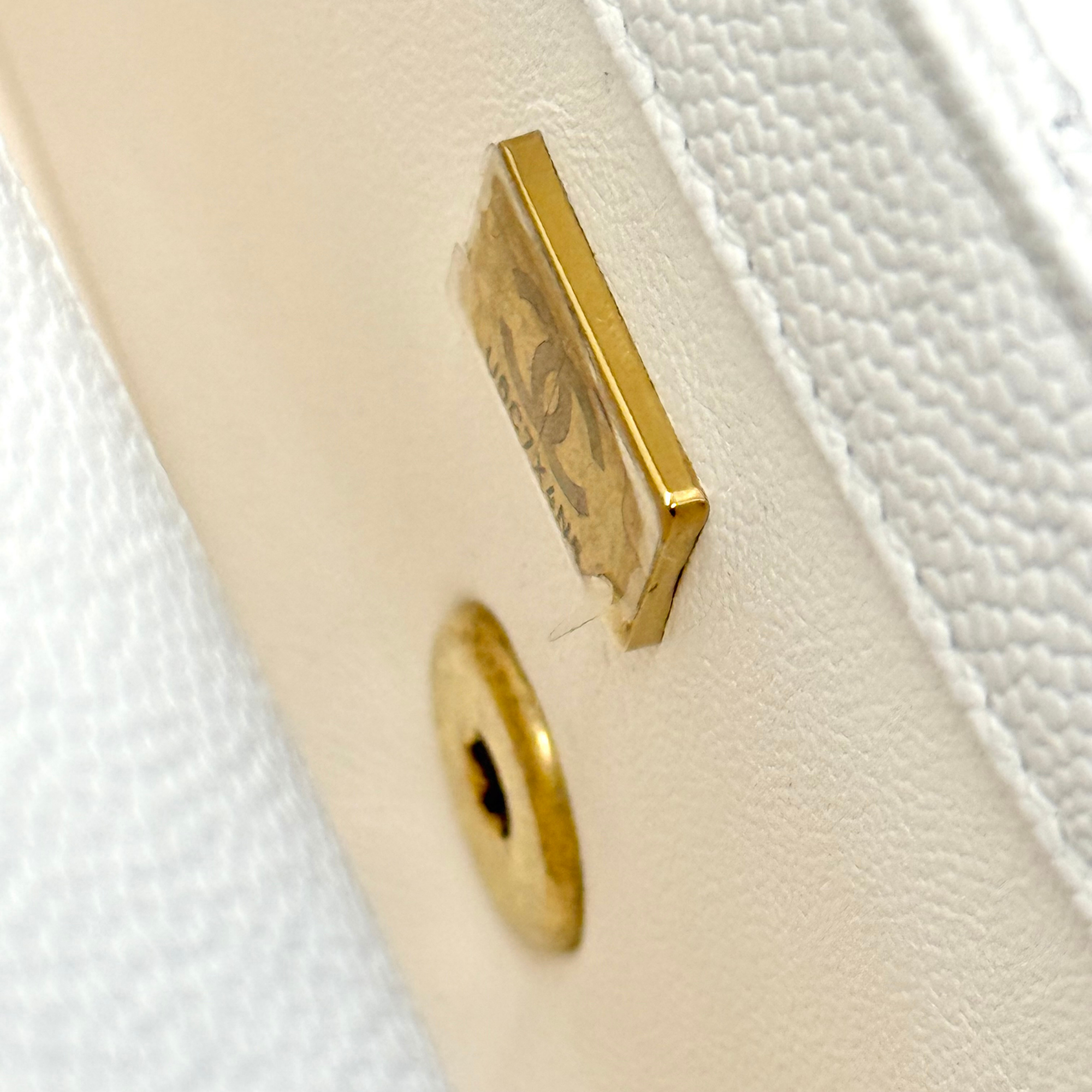 Chanel White Flap small Bag