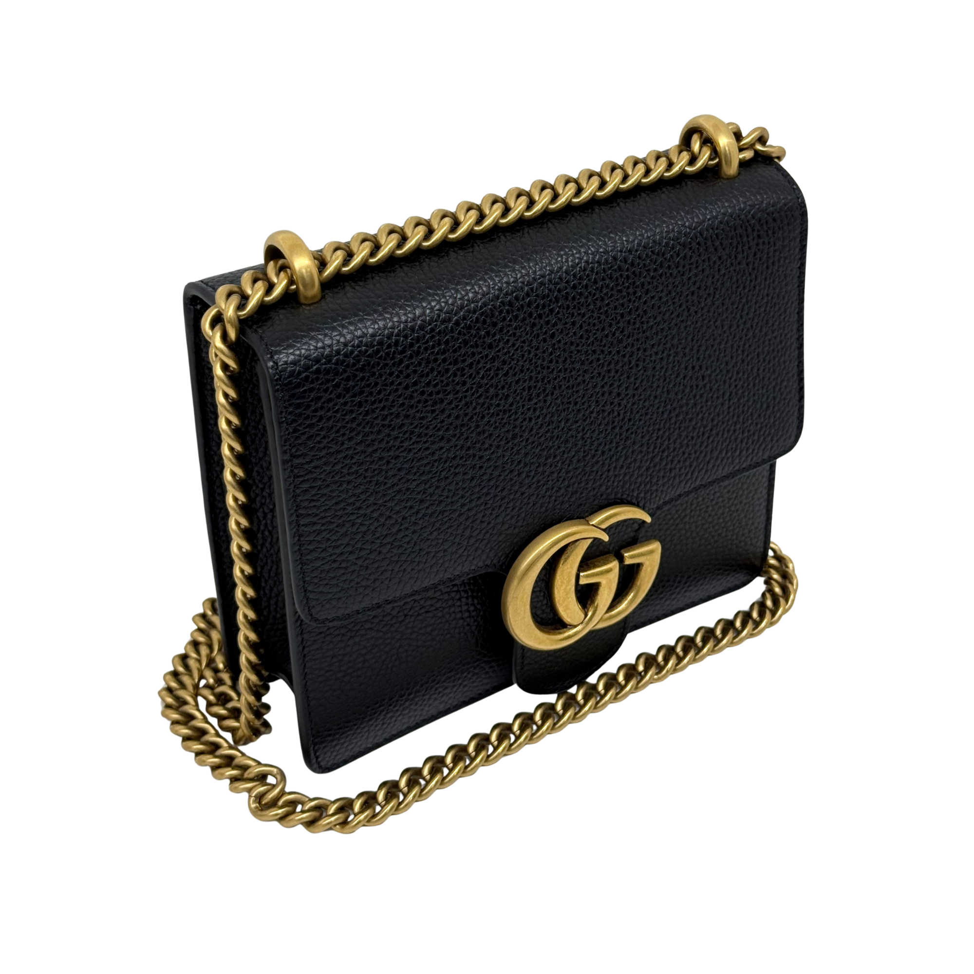 Gucci GG Marmont Chain Leather Small shoulder bag (pre-owned)