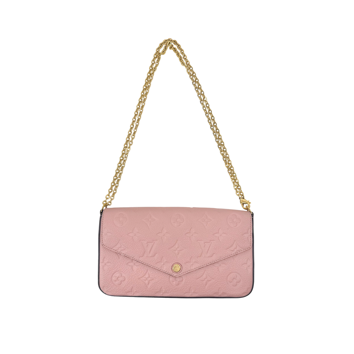 Louis Vuitton Pink Felicie Pochette Monogram Empreinte Leather crossbody bag (pre-owned)