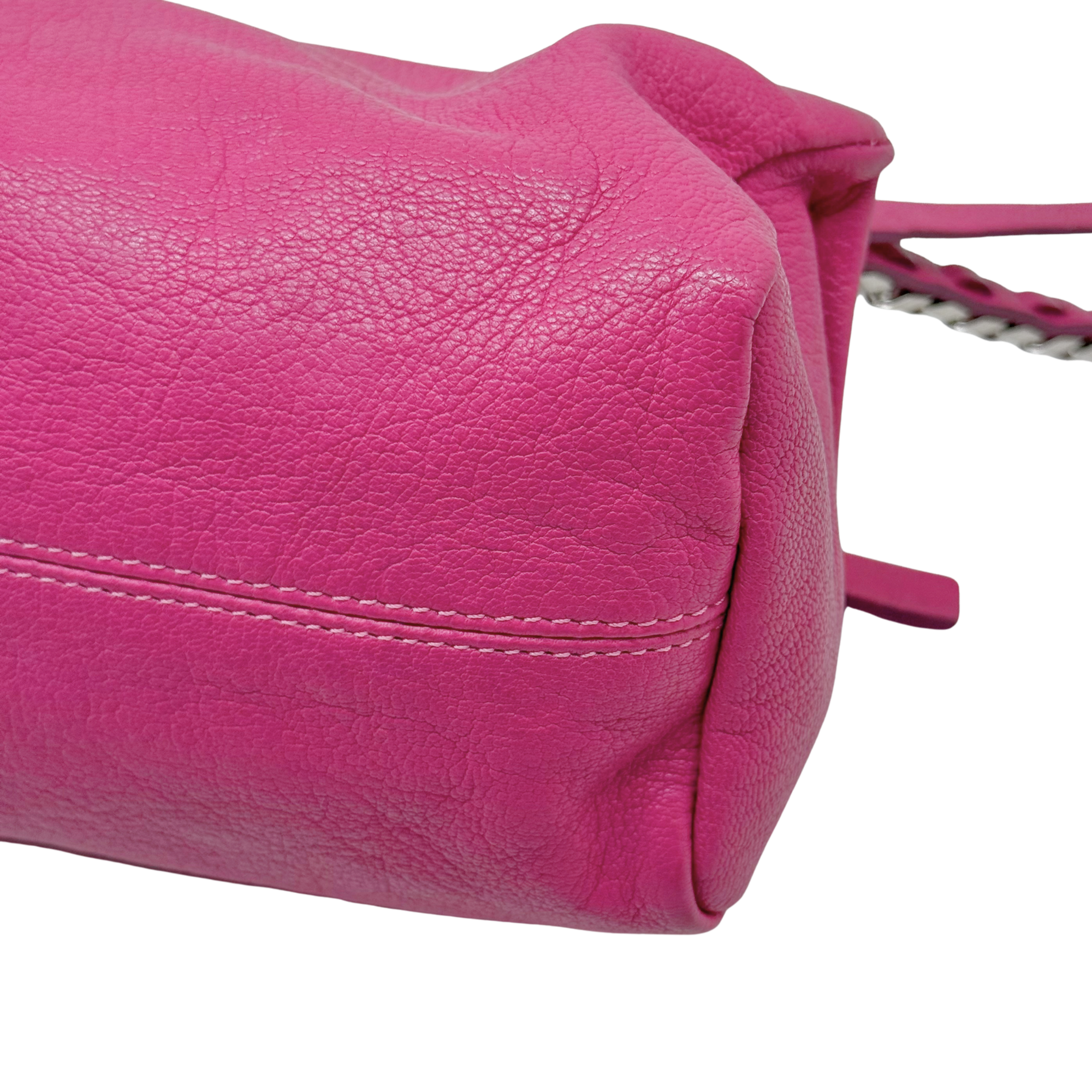 Givenchy Purple Sugar Goatskin Mini Pandora Wristlet Bag (pre-owned)