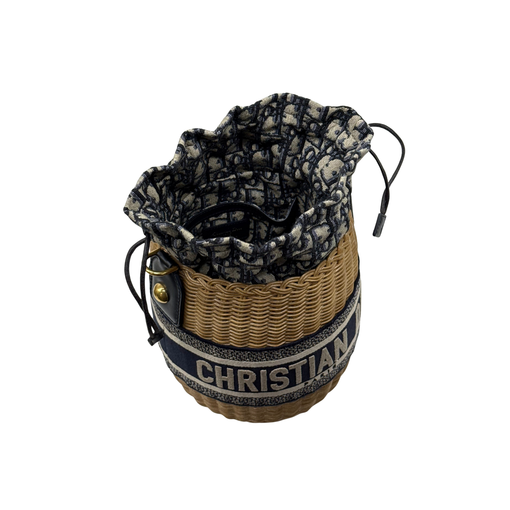 Christian Dior Oblique Wicker bucket bag (Brand new)