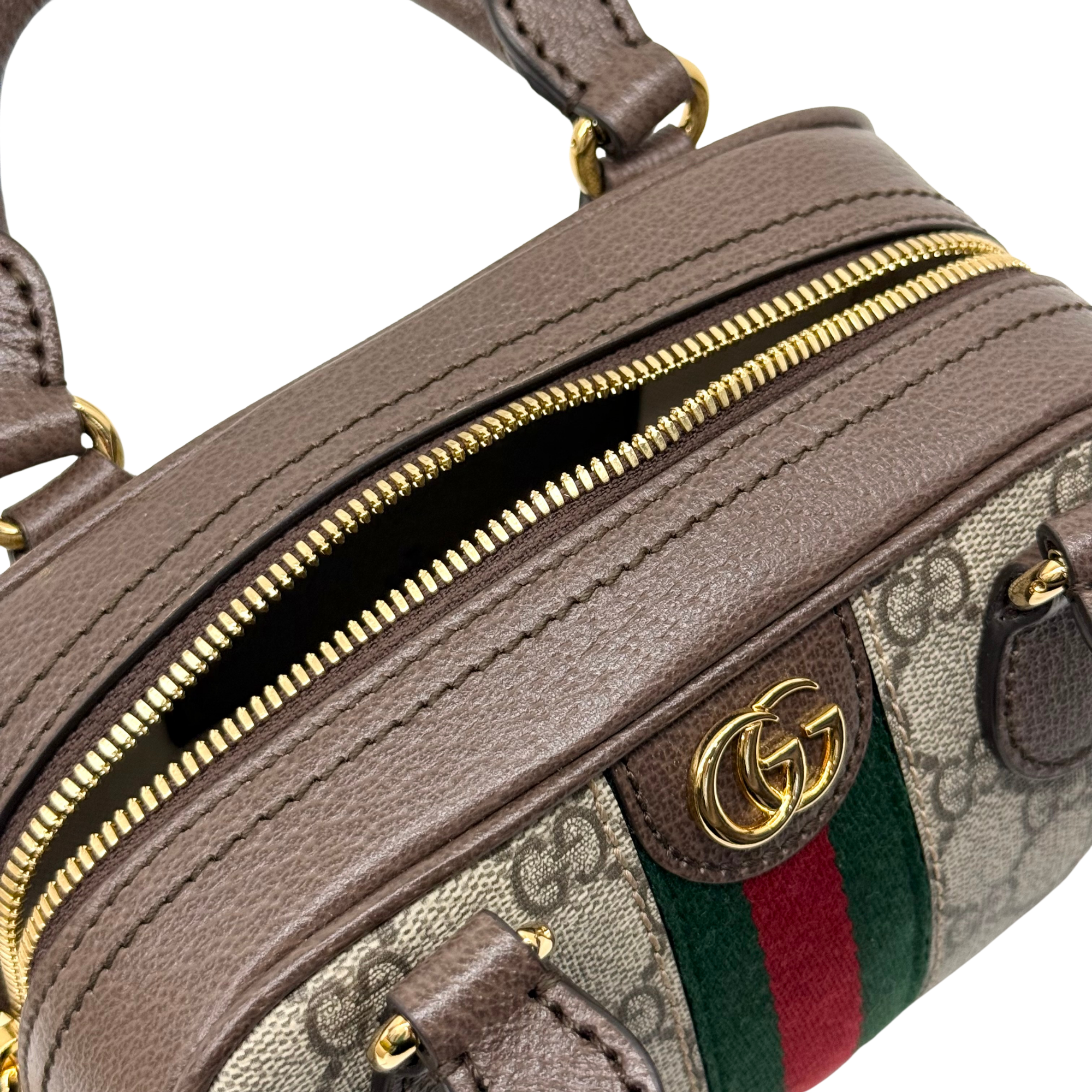 Gucci Mini Ophidia Top-handle Bag in GG Supreme Canvas (brand new)