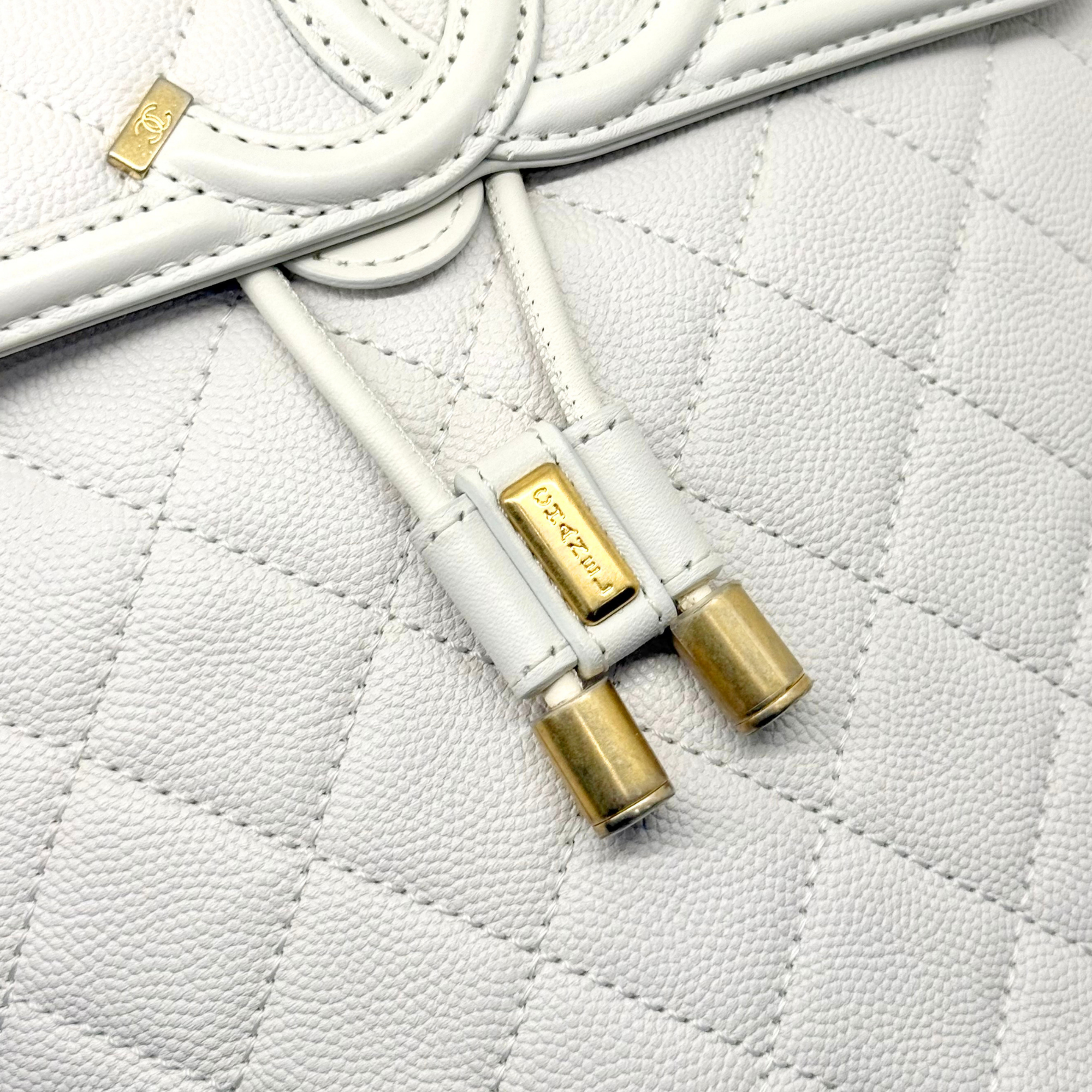 Chanel White backpack