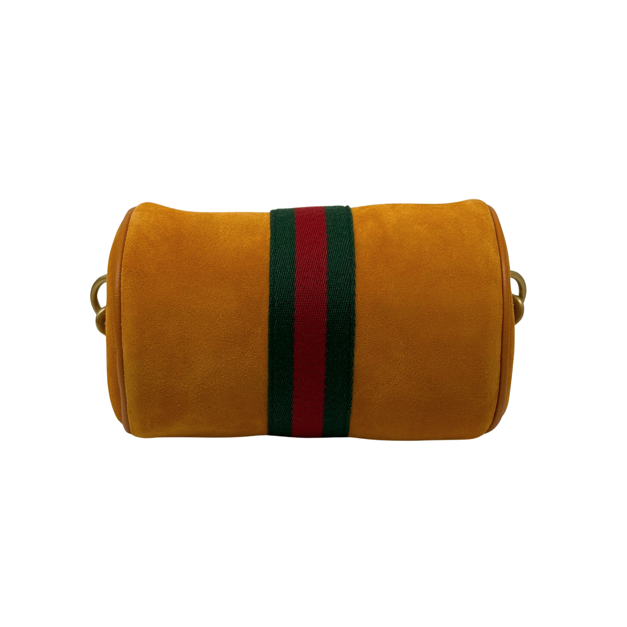 Gucci Ophidia mini cylinder bag in orange suede (brand new)