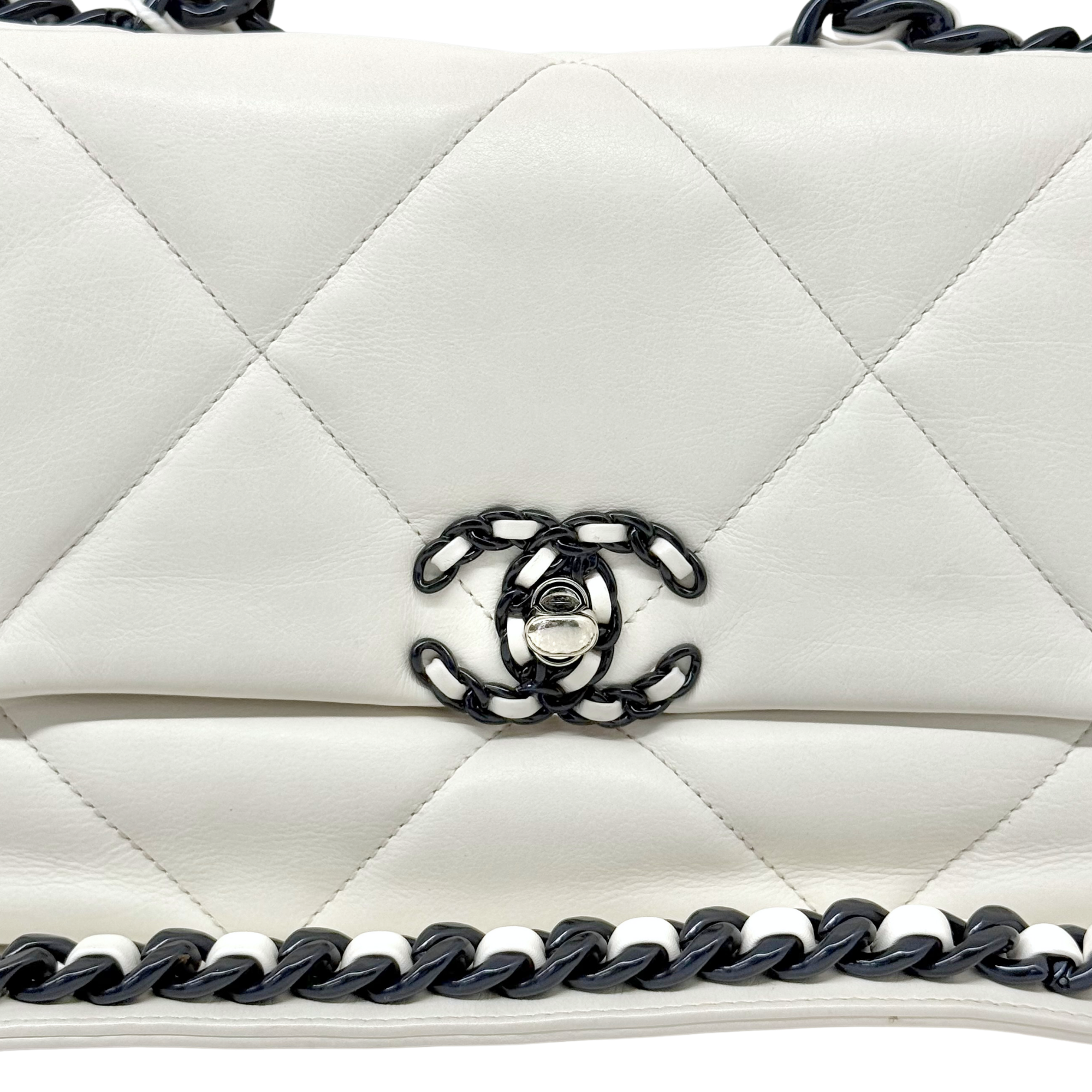 Chanel Lambskin C19 Flap Bag (pre-owned)