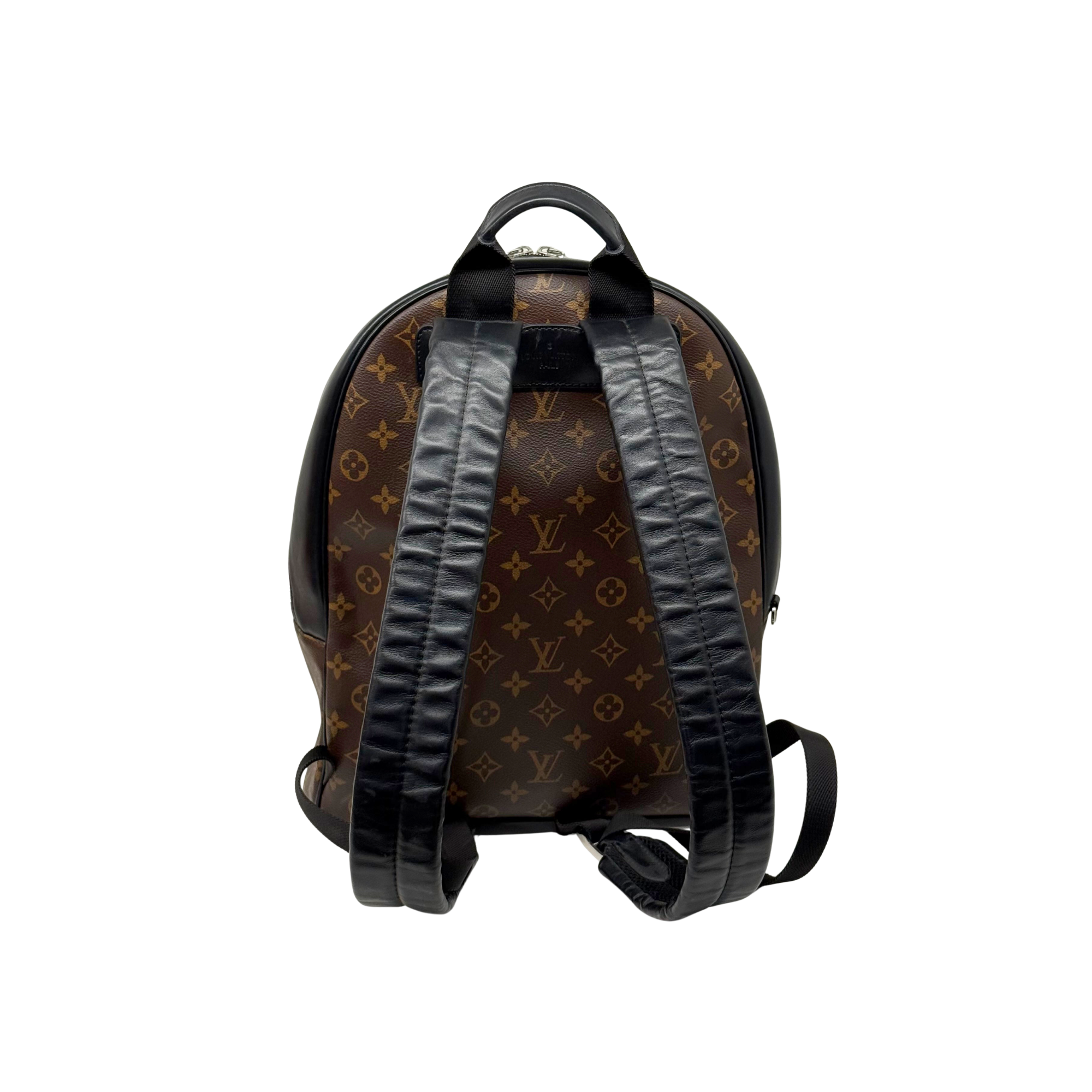 Louis Vuitton Josh PM Brown Monogram Macassar Canvas Backpack Bag (pre-owned)