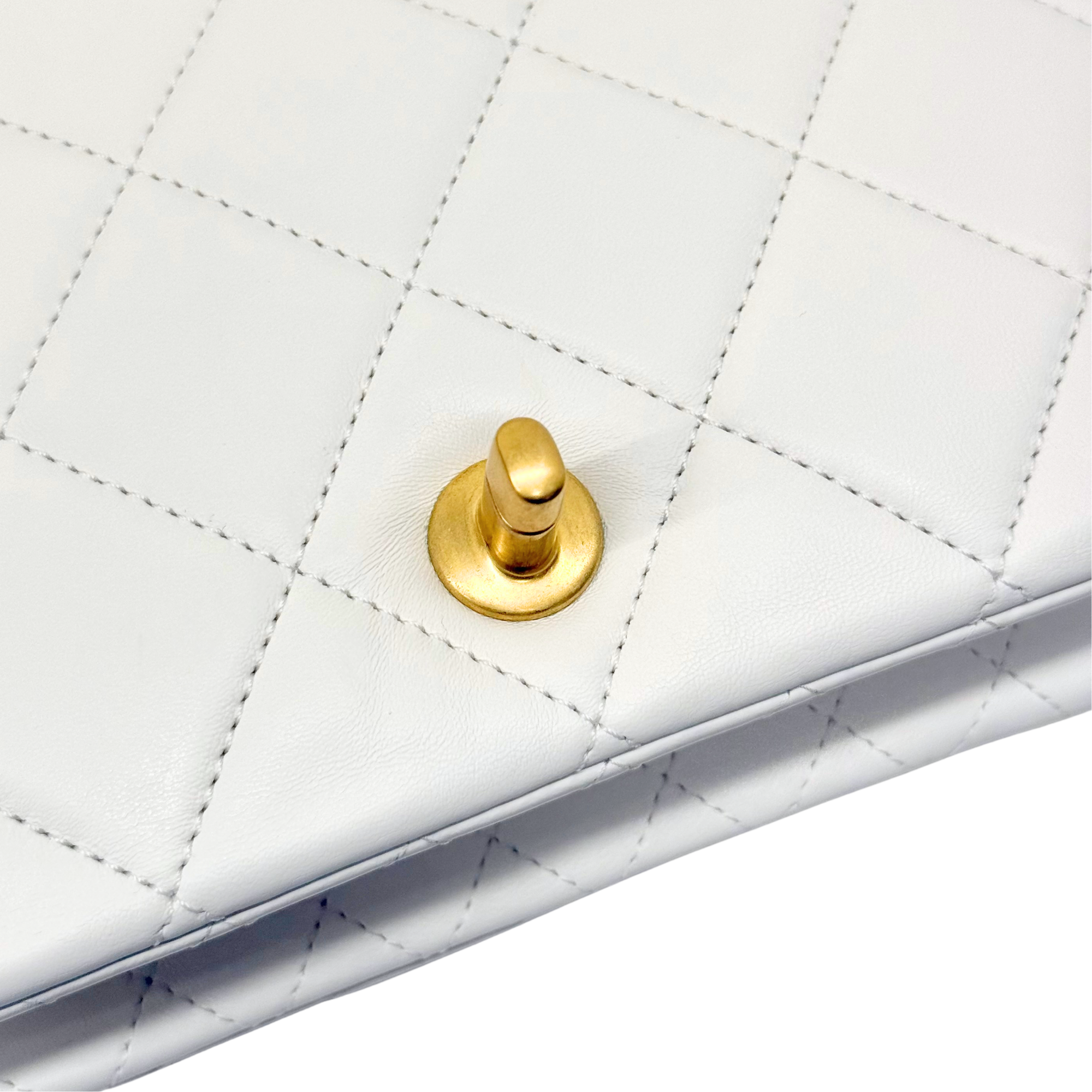Chanel white bag