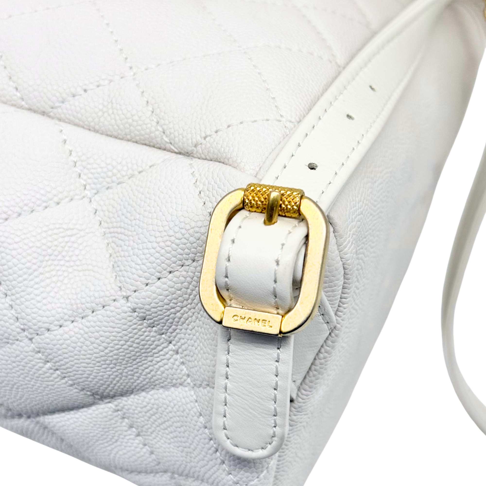 Chanel White backpack
