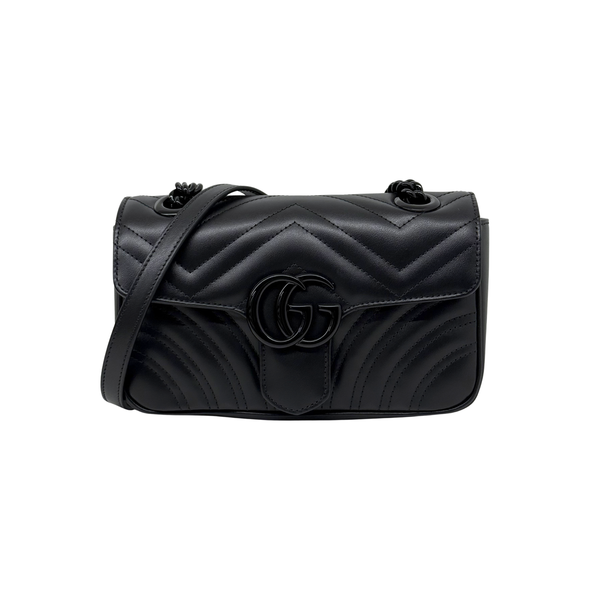 Gucci Black GG Marmont Small Shoulder Bag (brand new)