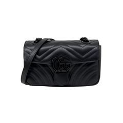 Gucci Black GG Marmont Small Shoulder Bag (brand new)
