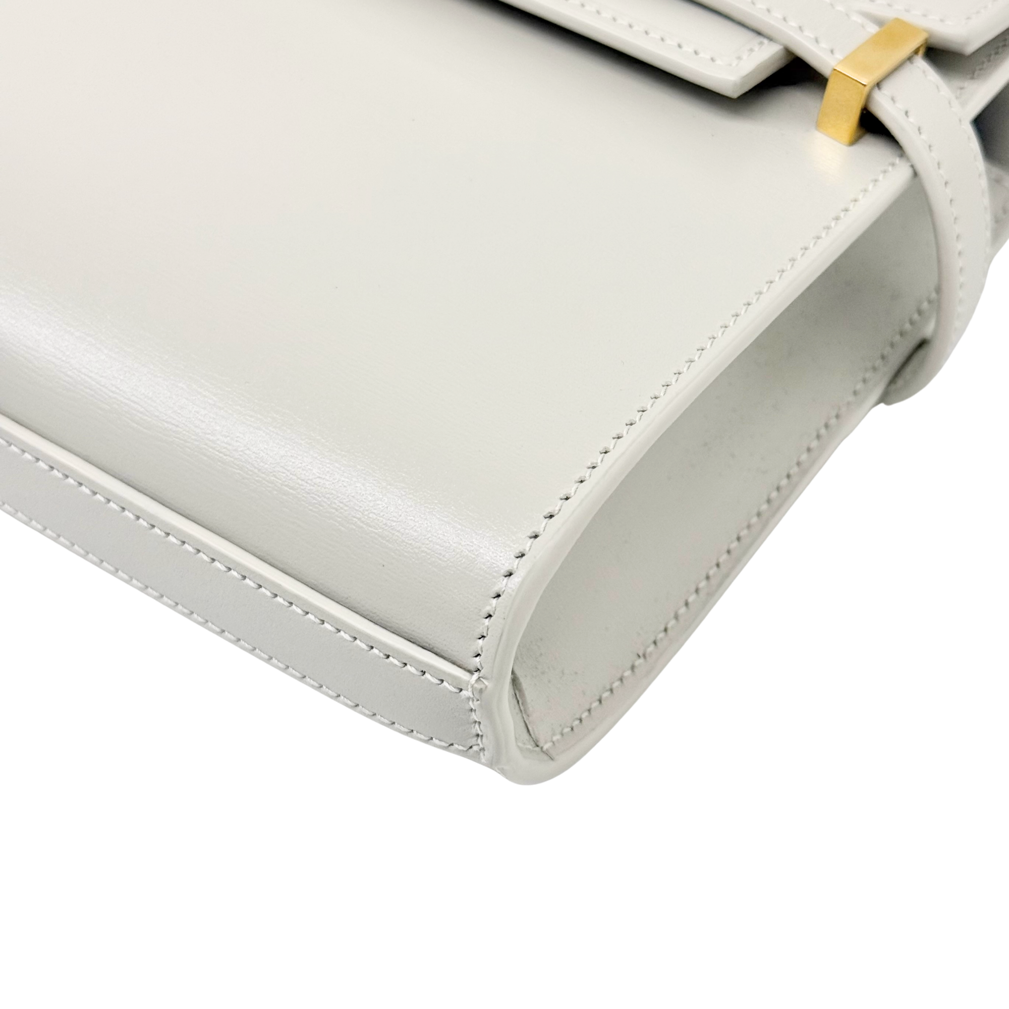 YSL Yves Saint Laurent Paris Cream Leather Manhattan Shoulder Bag (brand new)
