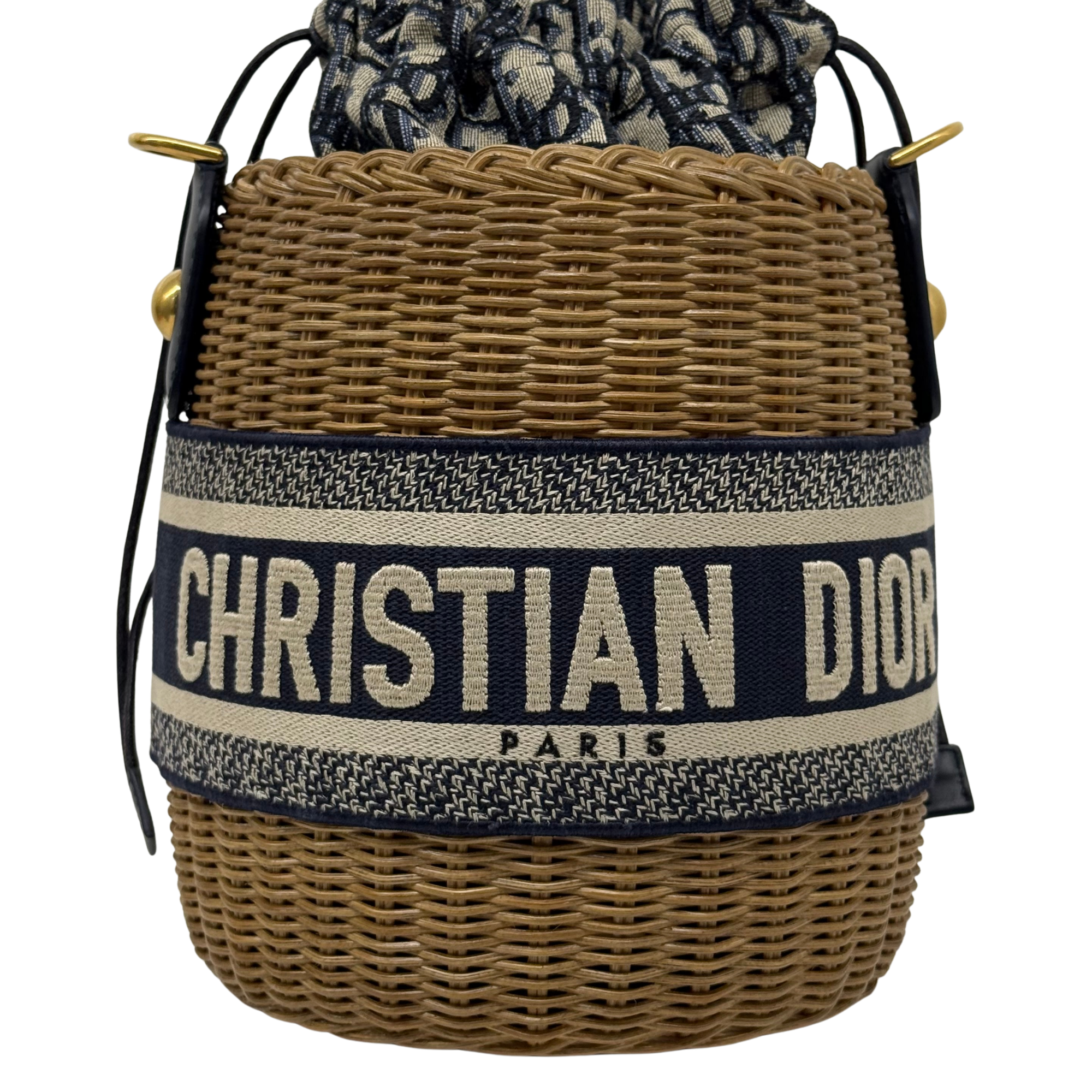 Christian Dior Oblique Wicker bucket bag (Brand new)