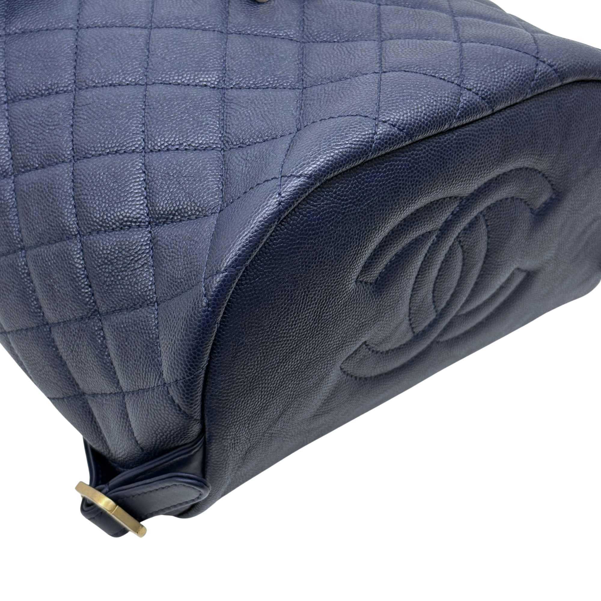 Chanel backpack dark blue