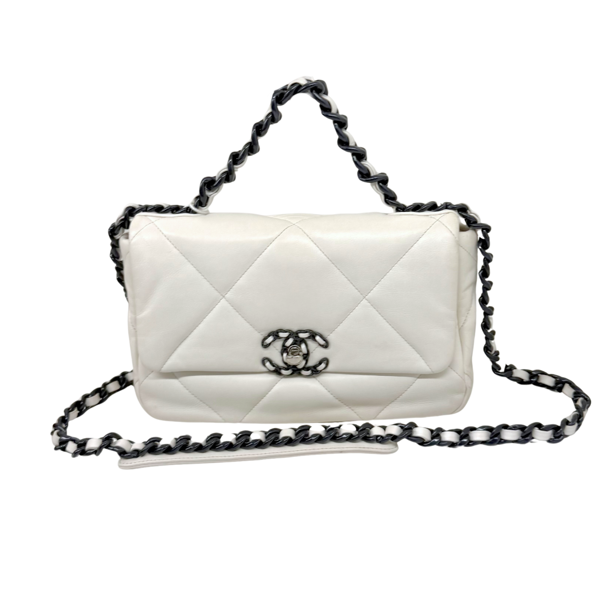 Chanel Lambskin C19 Flap Bag (pre-owned)