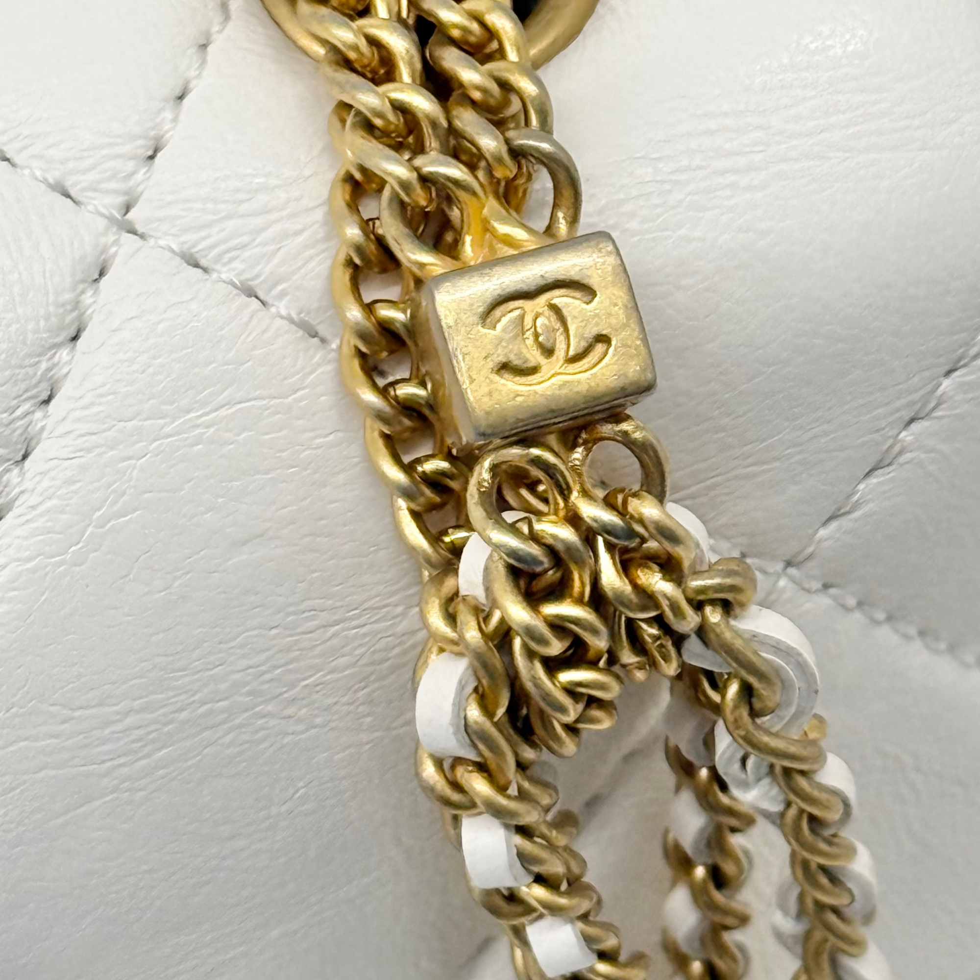 Chanel white bag