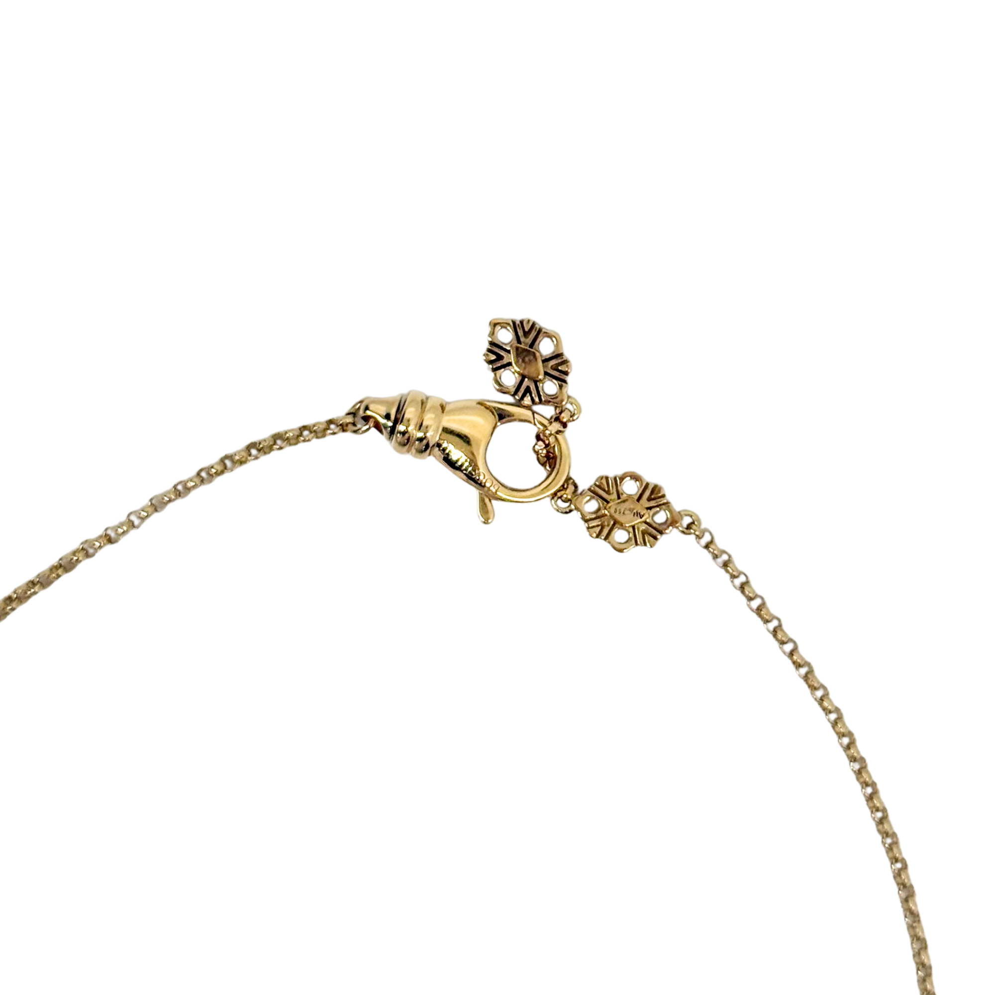 Buccellati Opera Tulle Pendant In Yellow Gold With Blue Enamel (pre-owned)