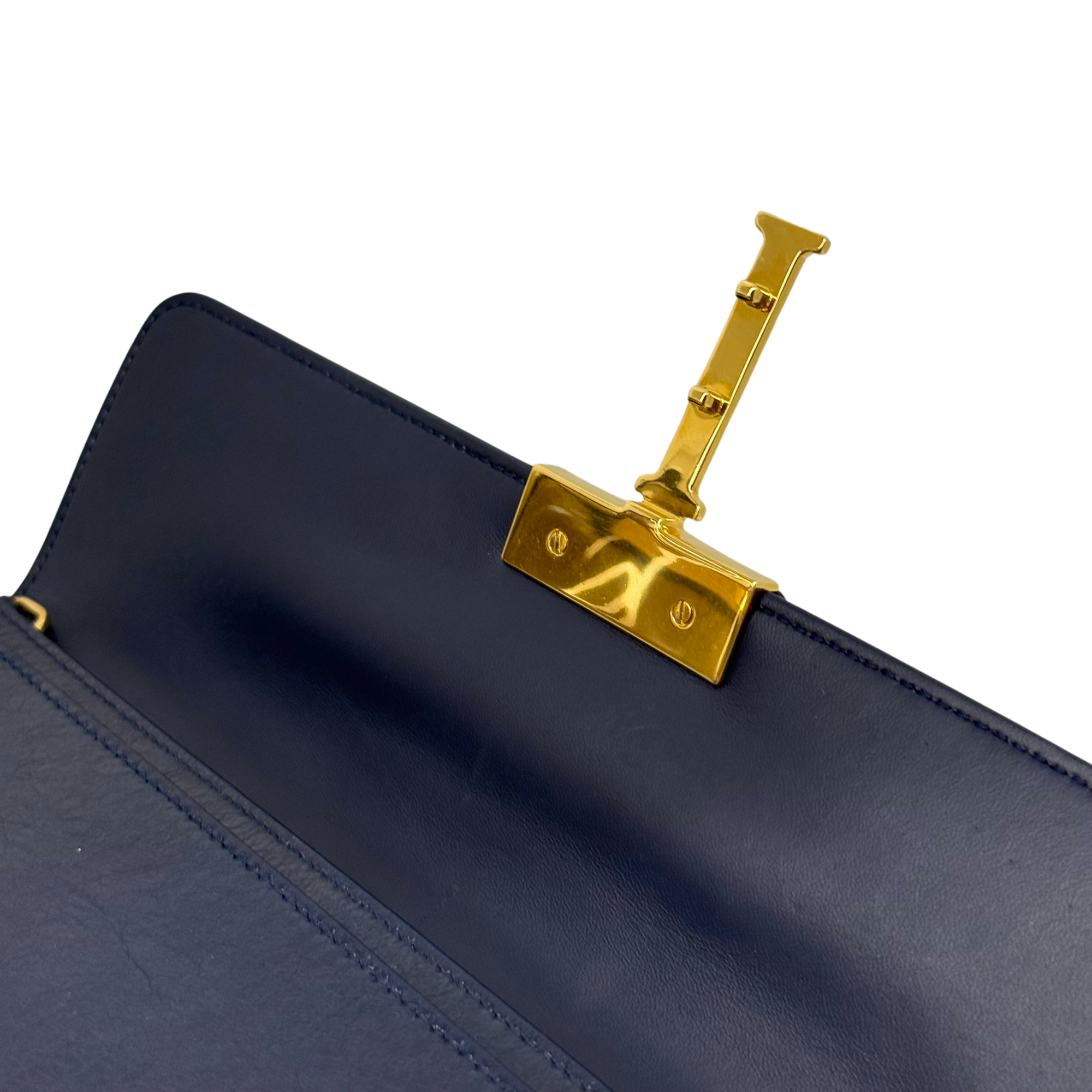 Dior Leather Montaigne 30 Clutch with Chain crossbody bag (pre-owned)