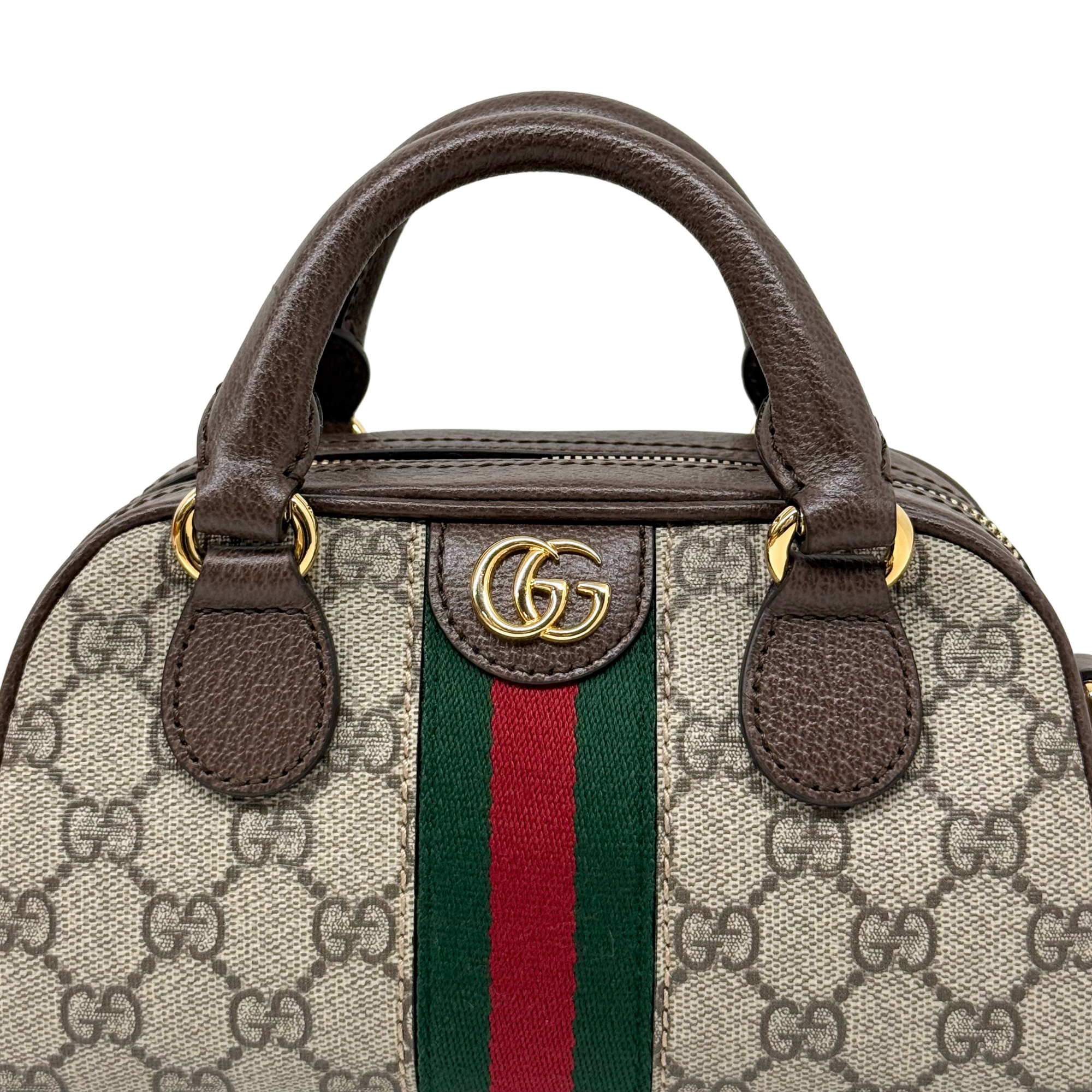 Gucci Mini Ophidia Top-handle Bag in GG Supreme Canvas (brand new)
