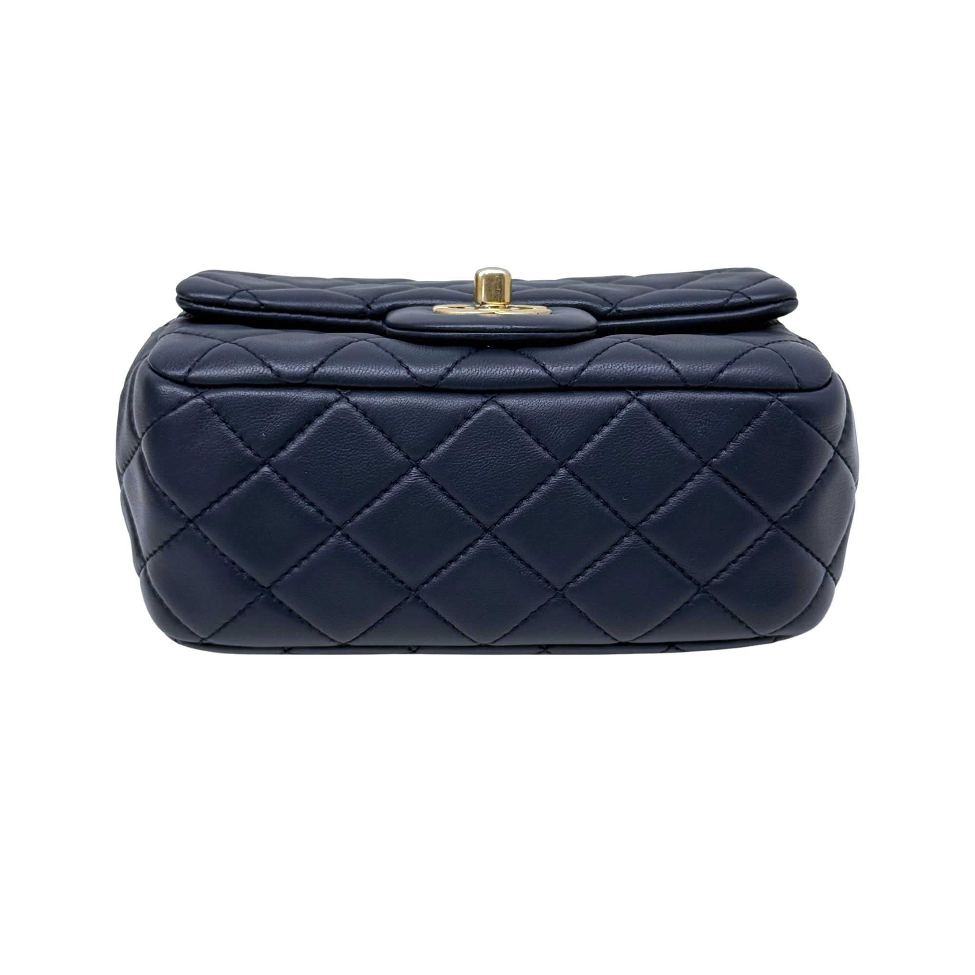 Chanel dark blue flap bag